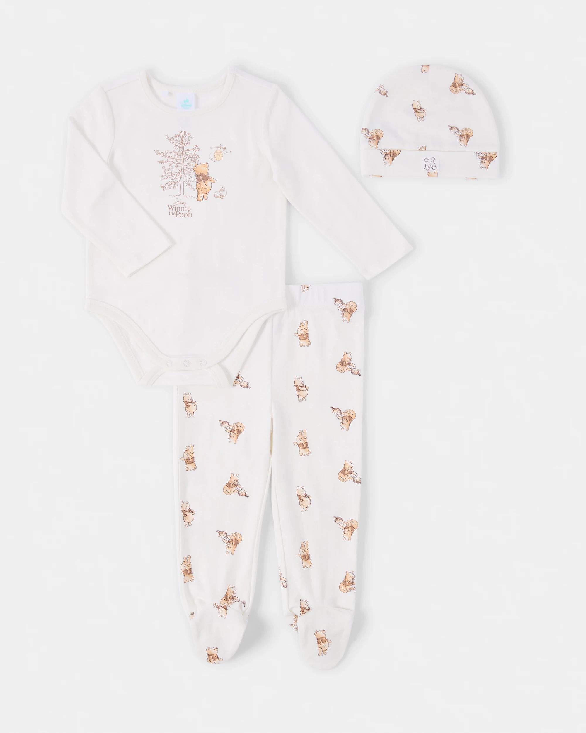 1 3 Piece Winnie The Pooh License Starter Set Winnie, 1 of 8