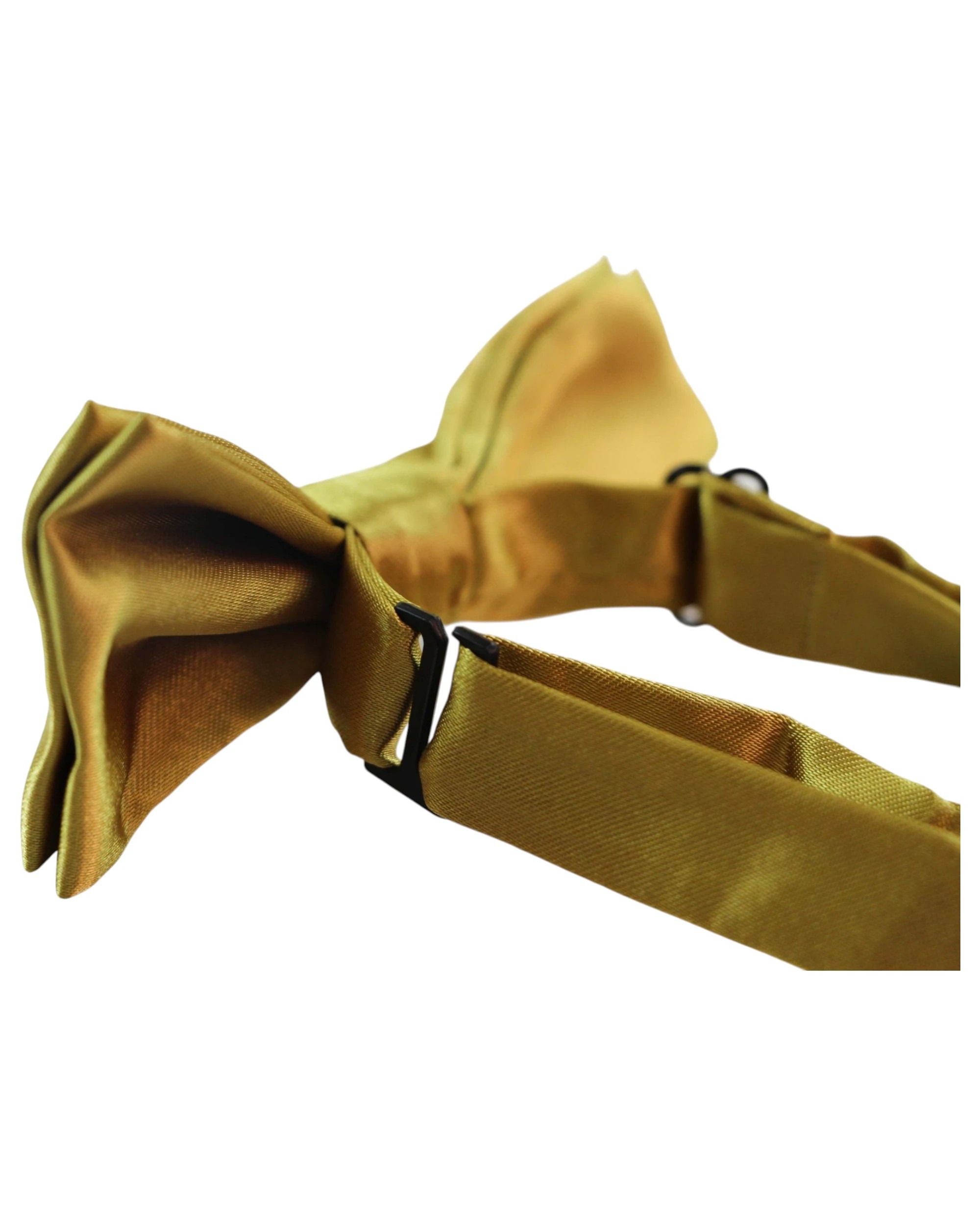 2 Zasel Boys Mustard Yellow Plain Bow Tie, 2 of 3