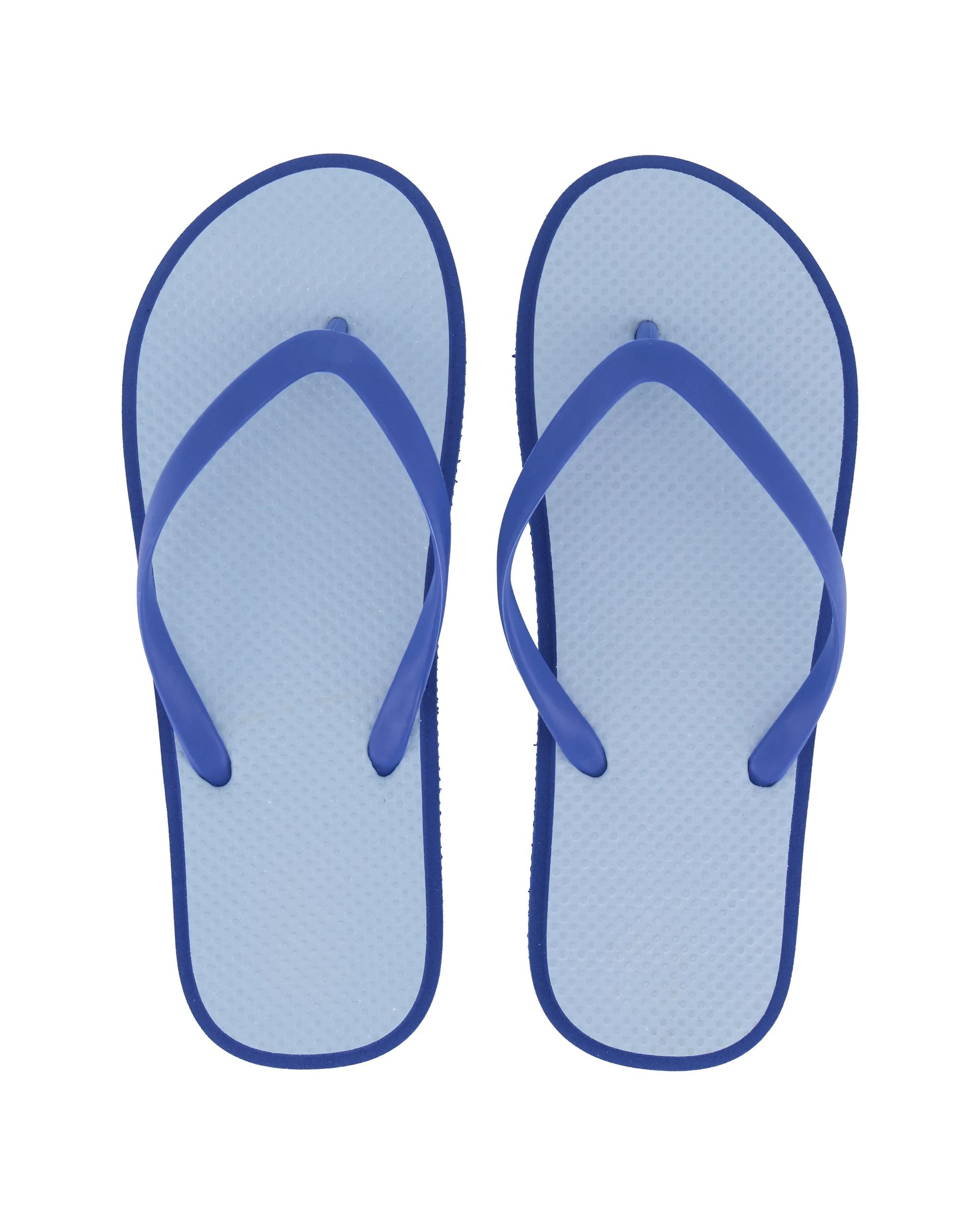 2 Two Tone Textured Thongs Air Blue, 2 of 3