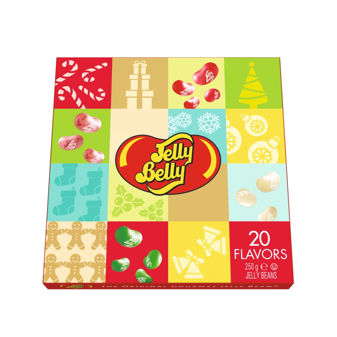 1 Jelly Belly 20-Flavour Christmas Gift Box 250g, 1 of 2