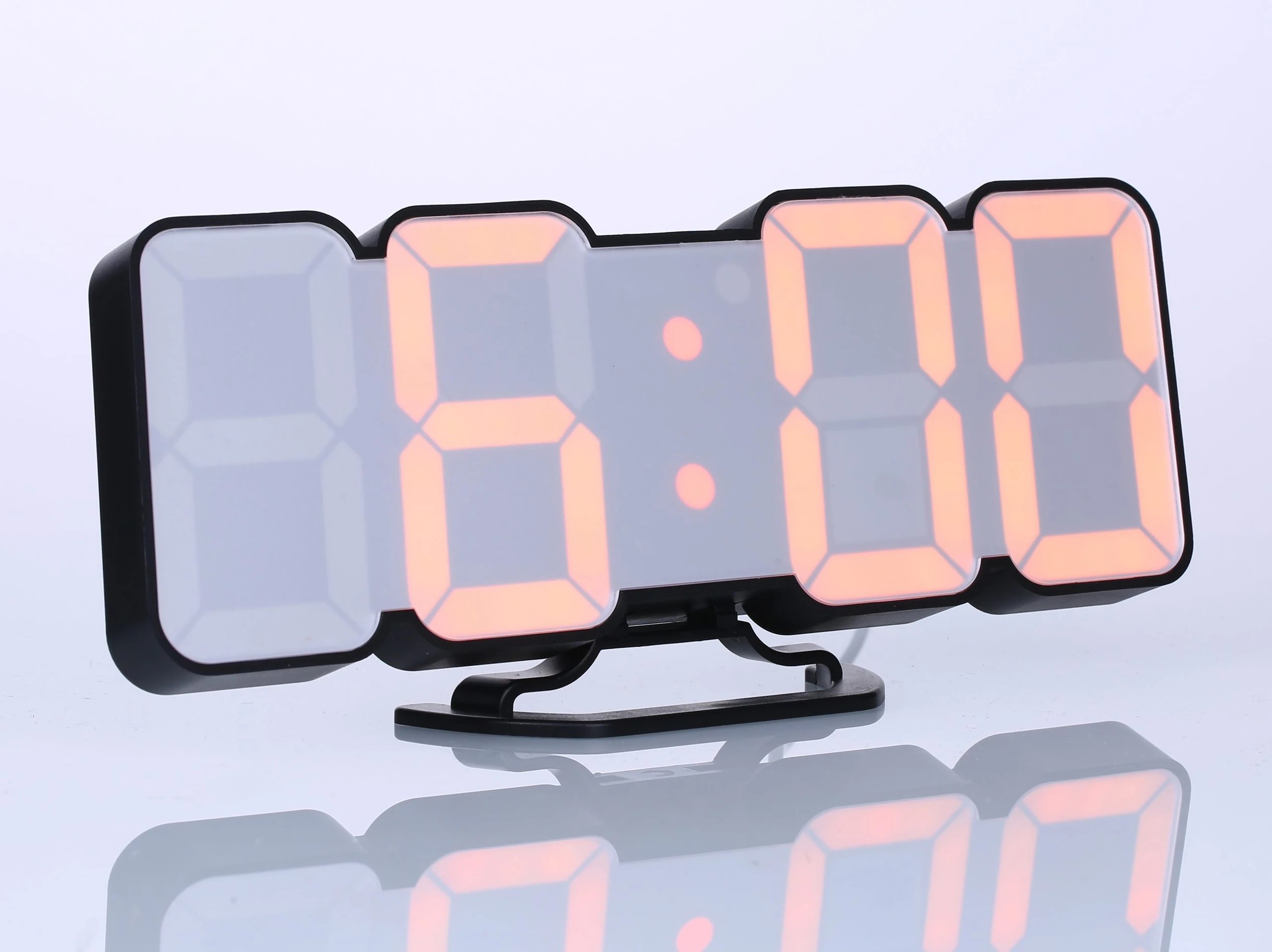 8 TODO LED Digital Alarm Clock 115 Colour Display USB Power Countdown Timer Remote - Black, 8 of 10