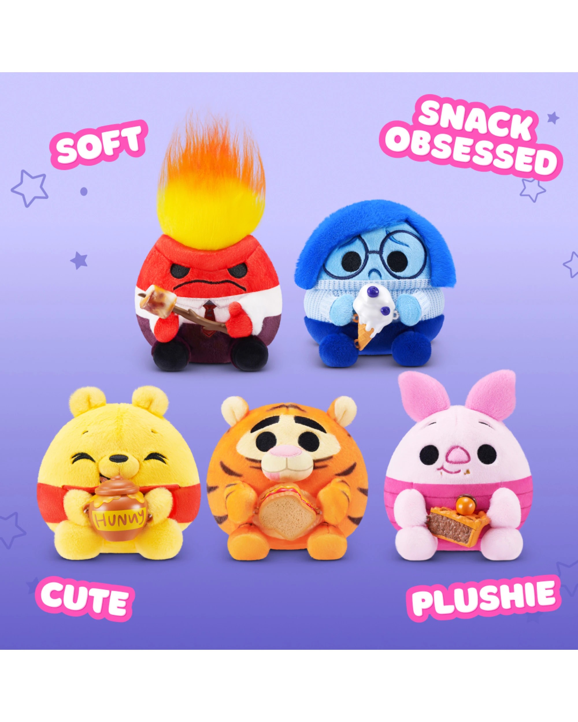 7 12cm Disney ZURU Snackles Plush Toy - Assorted, 7 of 10
