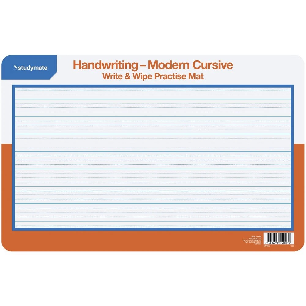 2 Studymate VIC/WA Handwriting Write & Wipe Practise Mat, 2 of 3