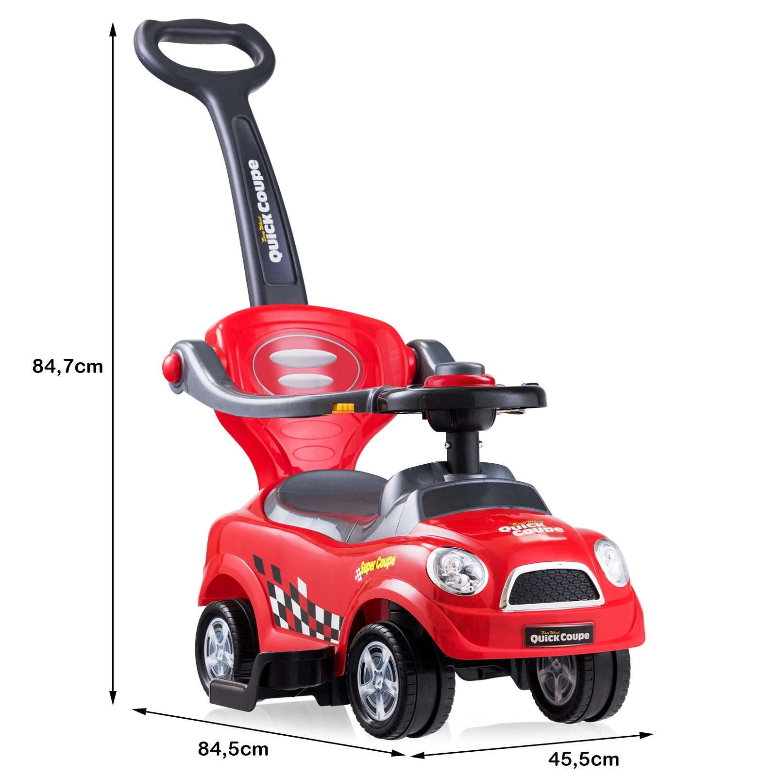 4 Costway 3-in-1 Ride On Push Car Foot to Floor Walking Car, 4 of 5