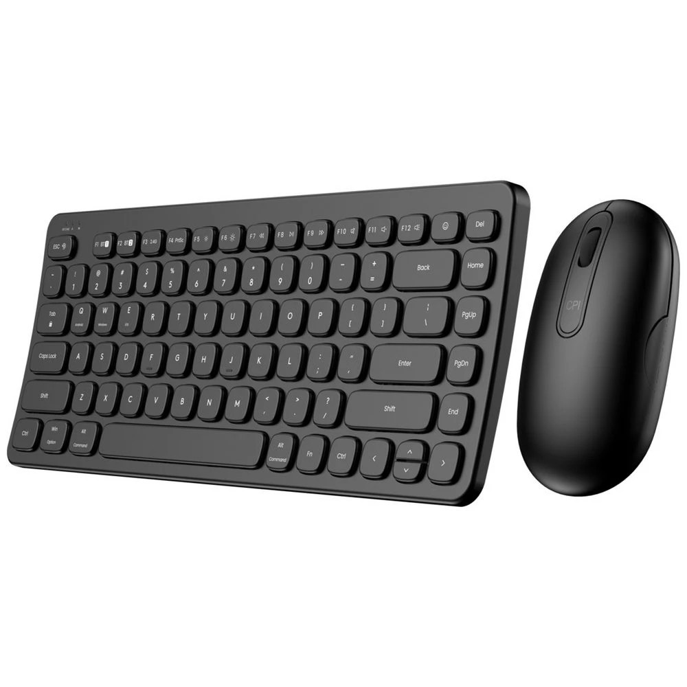 4 Qudo Curve Compact Keyboard & Mouse Combo Black, 4 of 7