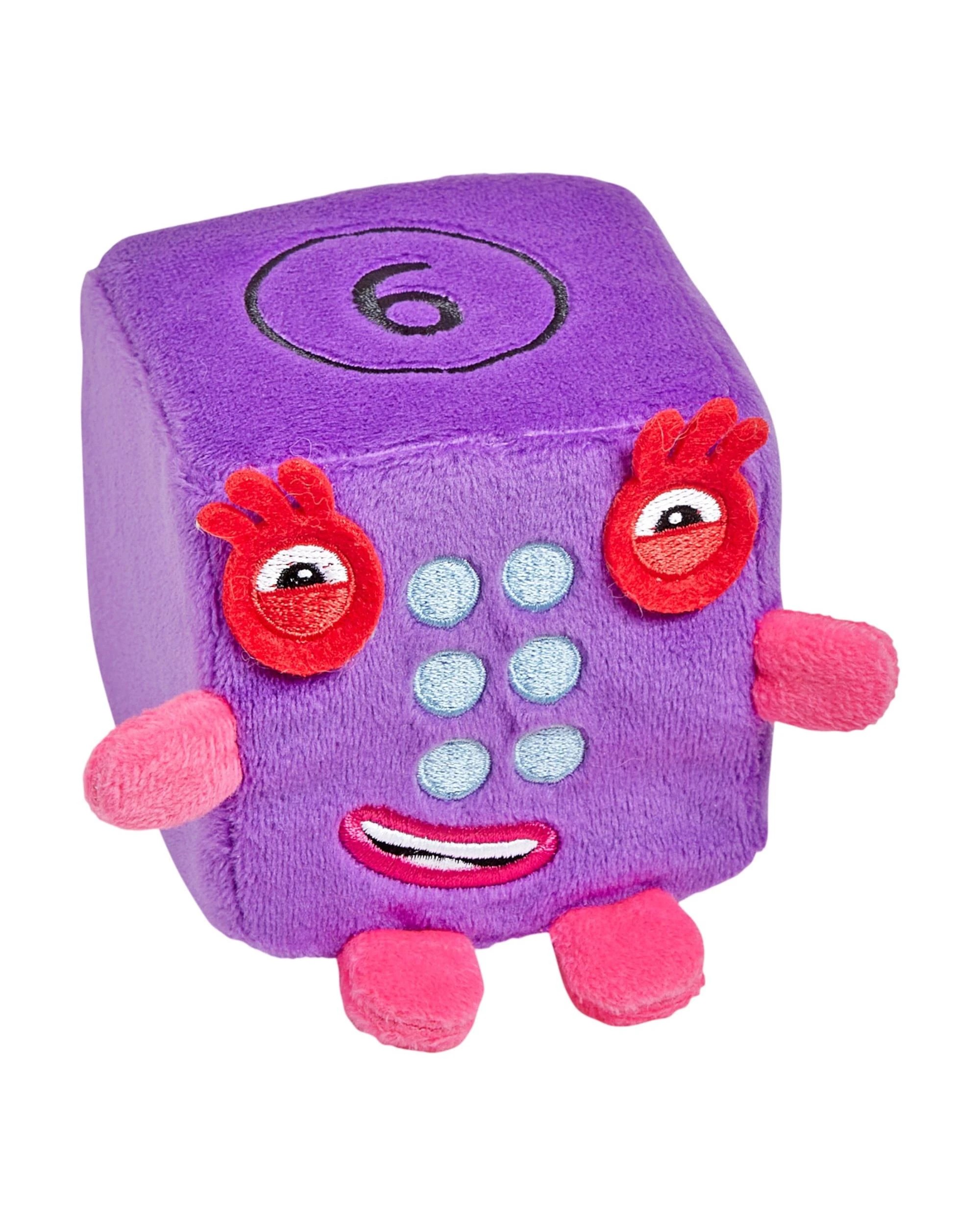 1 Numberblocks Blocklets Number Six Mini Plush, 1 of 1