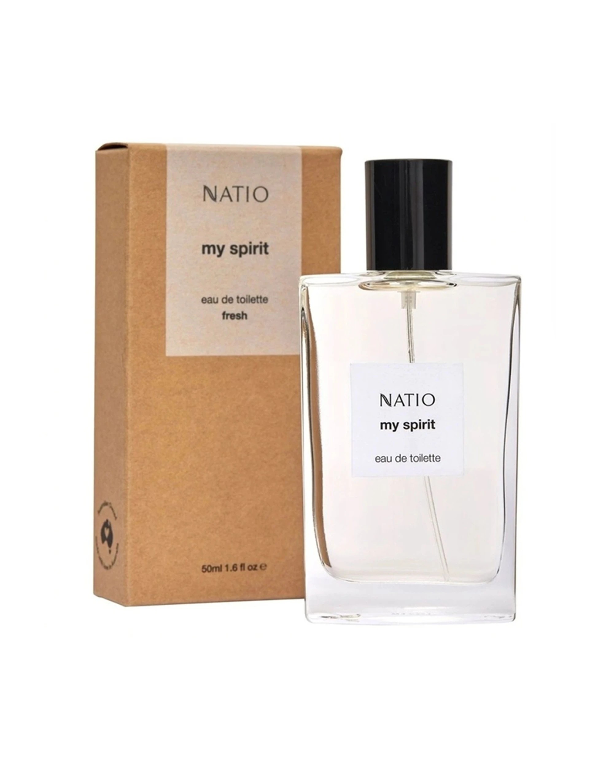 1 Natio My Spirit Eau De Toilette Fresh Scent Fragrance Perfume 50ml - Clear, 1 of 1