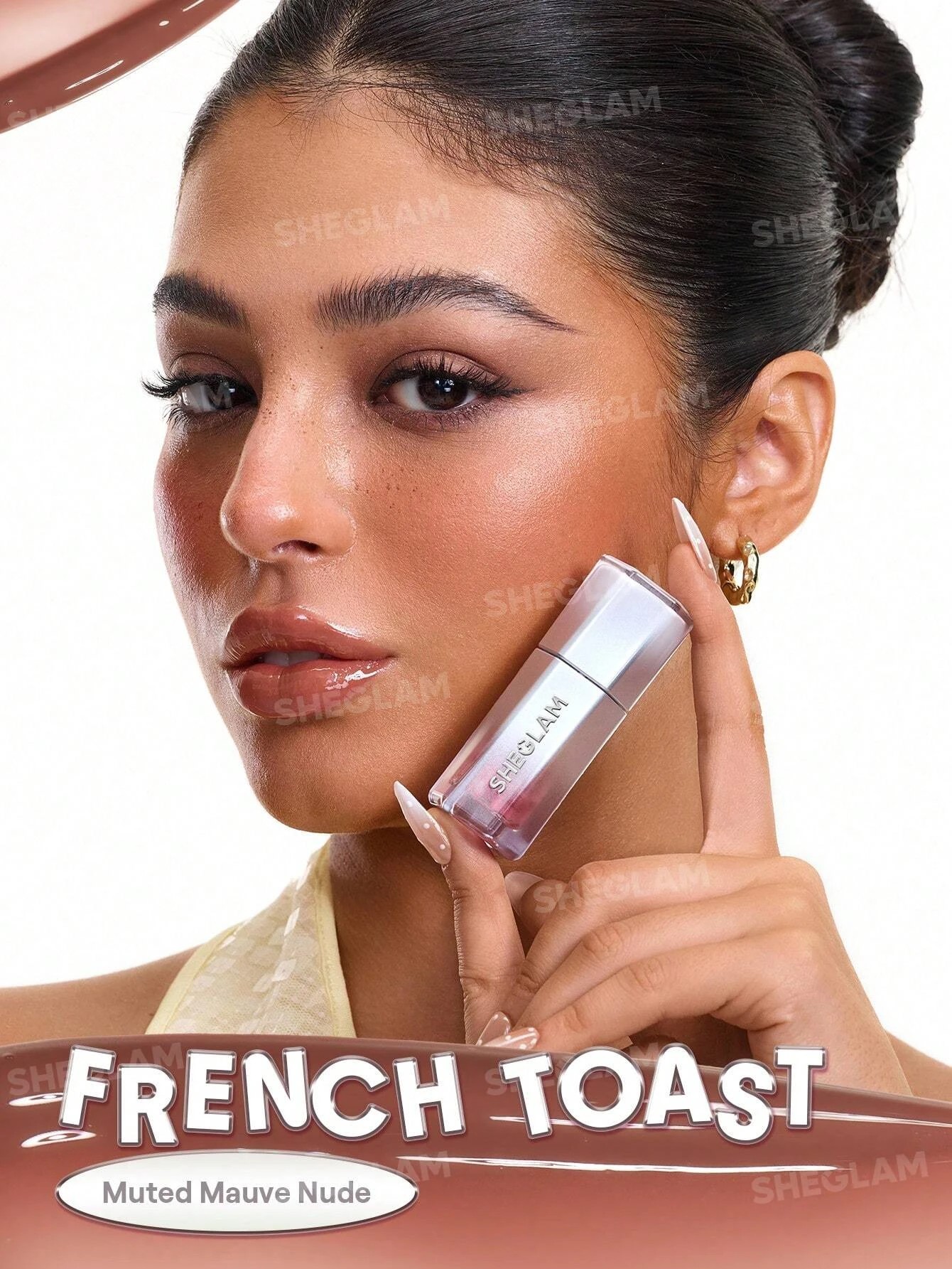 3 SHEGLAM Glass Lock Air Gloss - French Toast, 3 of 8