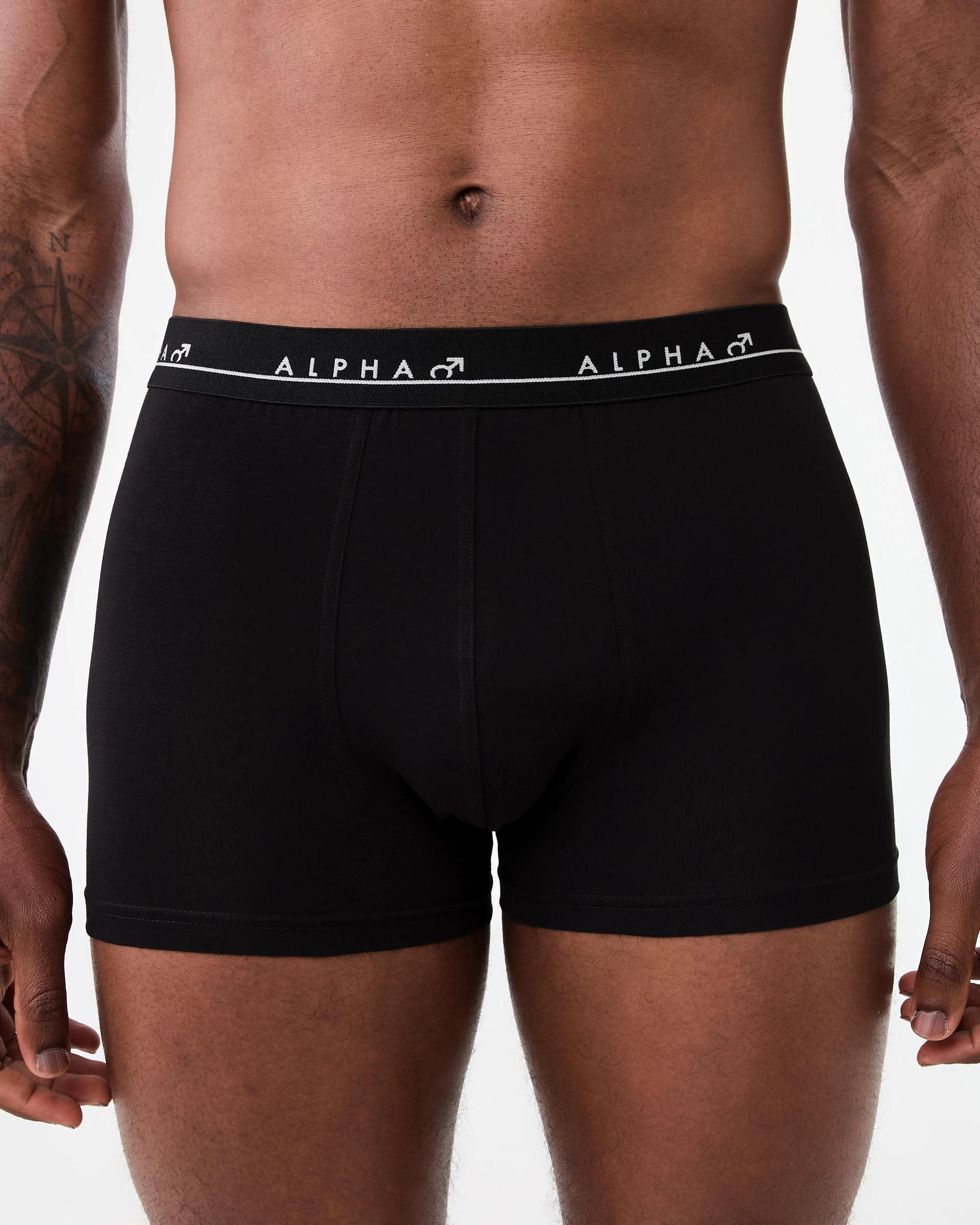 3 5 Pack Plain Trunks Multi Blk, 3 of 10