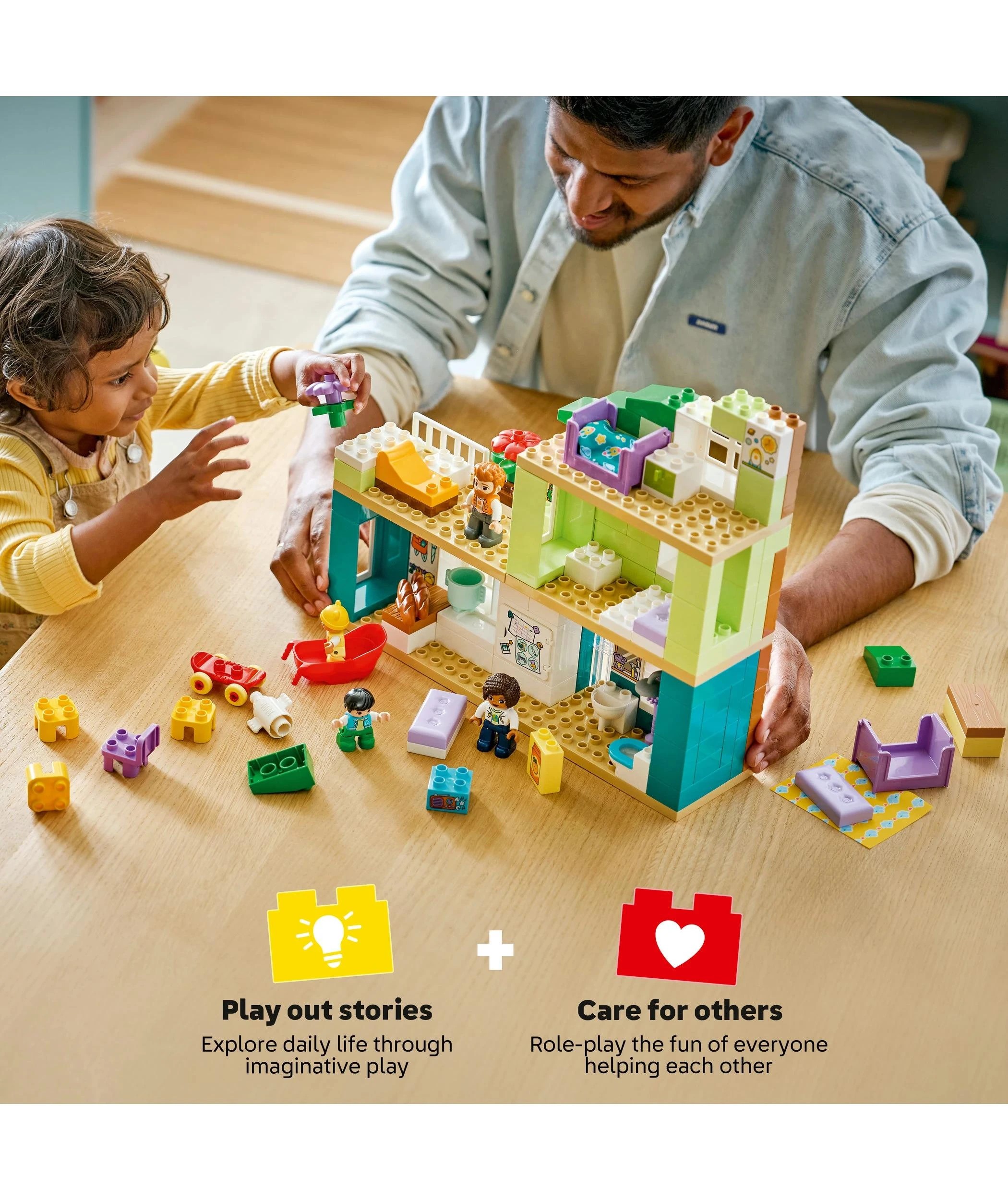 3 LEGO® DUPLO Town 3 in 1 Modern Family House with Figures 10470 - Multi, 3 of 10