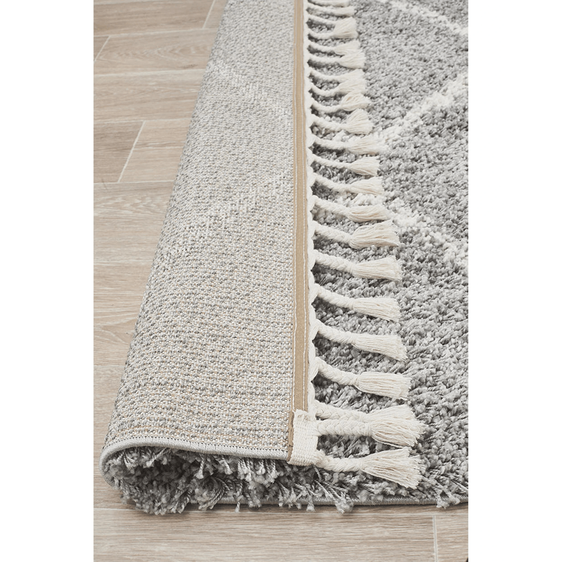 7 Rug Culture Saffron 11 Silver Rug - Power-loomed Polypropylene, 170 x 120 cm, 4 cm Pile - Assorted, 7 of 7