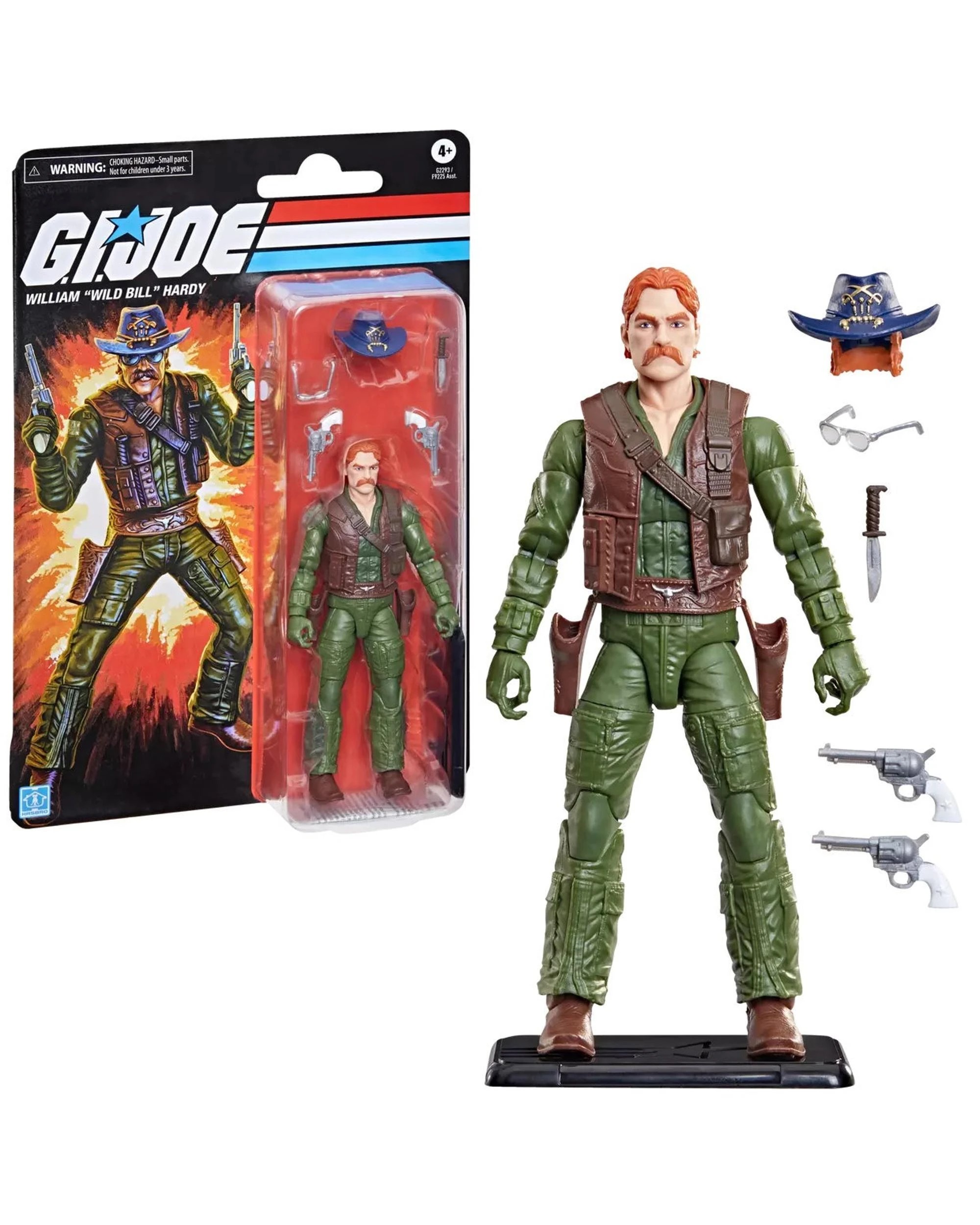 5 G.I. Joe Classified Series Retro Cardback William Wild Bill Hardy Action Figure, 5 of 6
