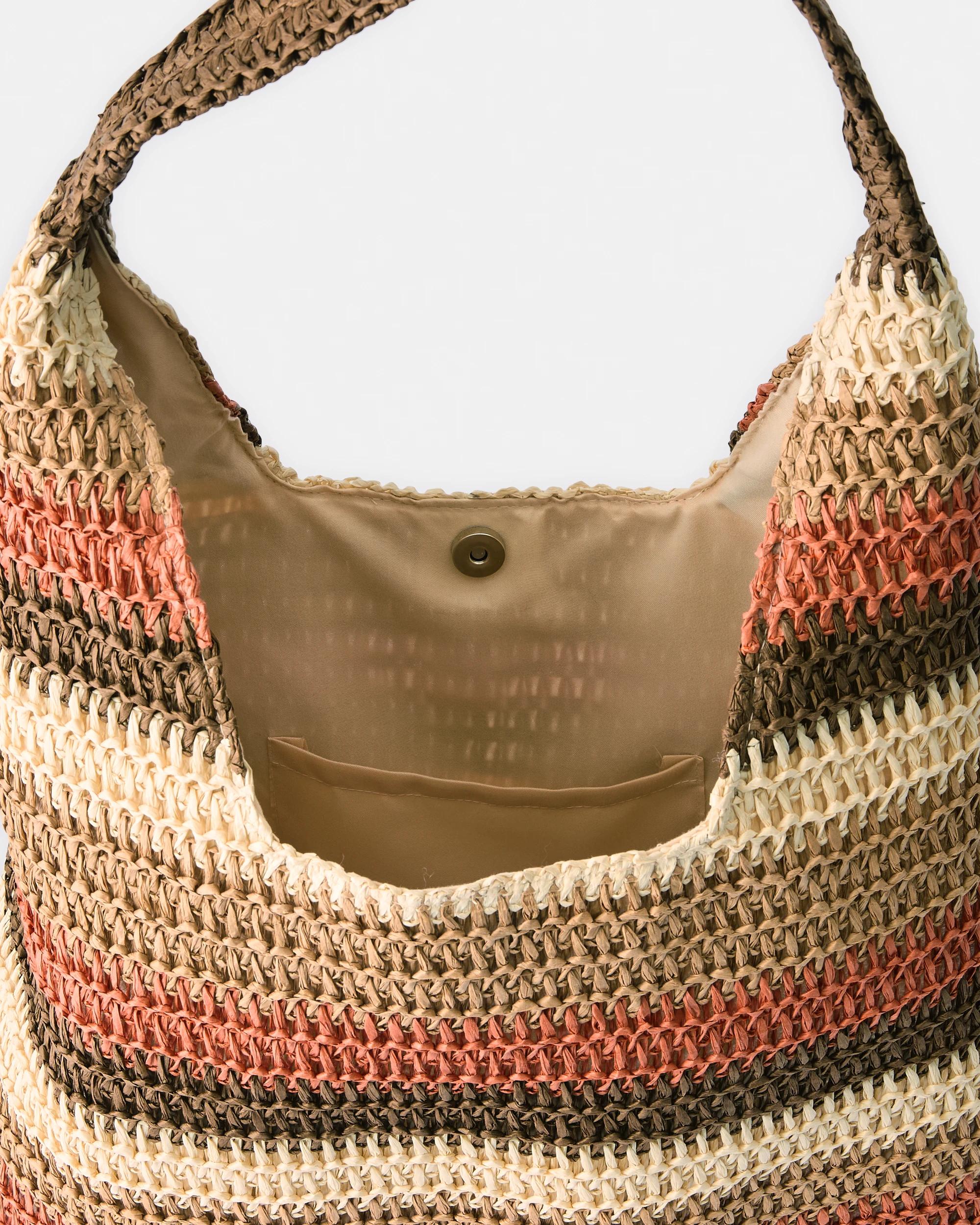 4 Summer Hobo Bag Brwn Multi, 4 of 6