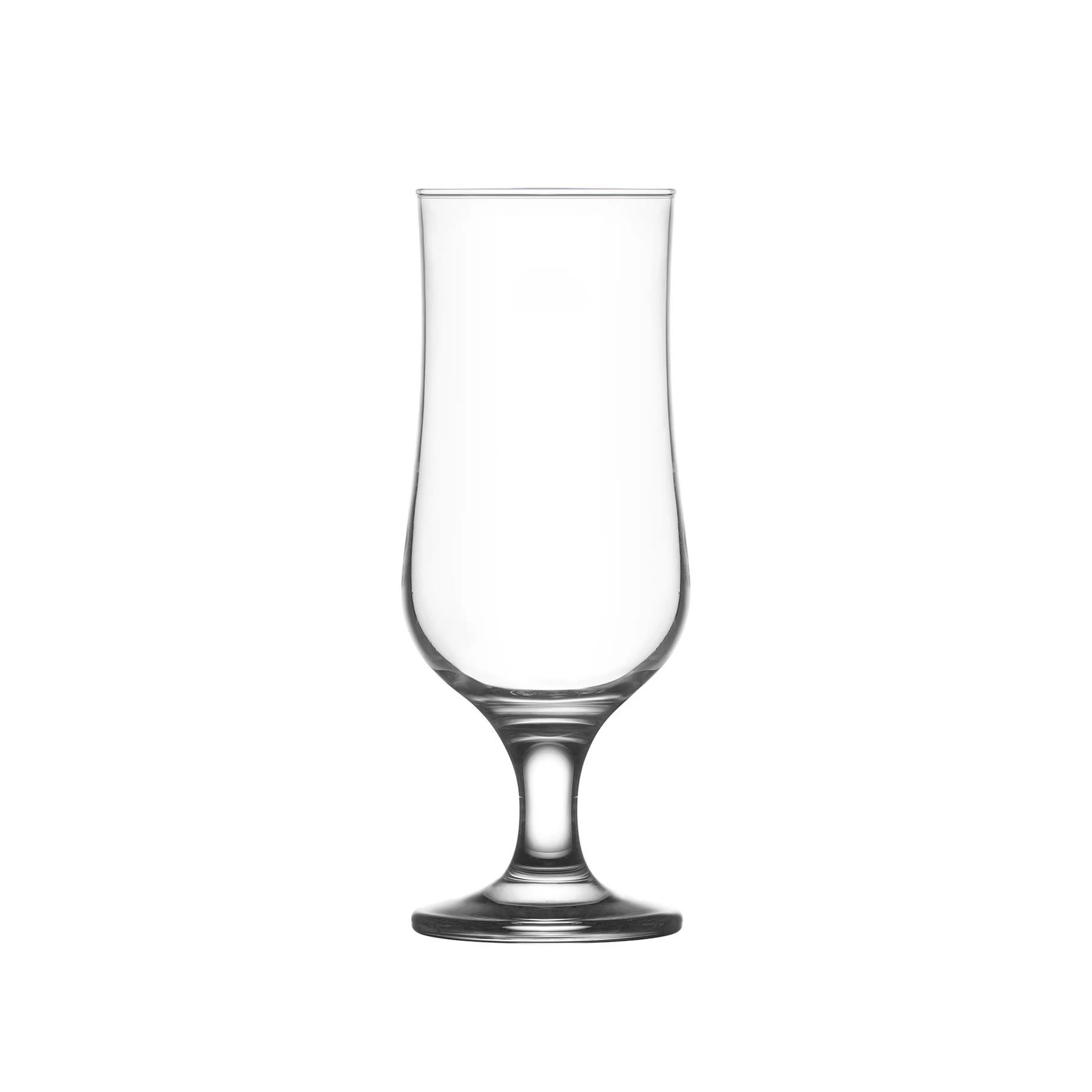 4 LAV Nevakar Stemmed Beer Glasses Set - Craft Beers, Ale and Cider - 385ml - Pack of 6 - Clear, 4 of 6