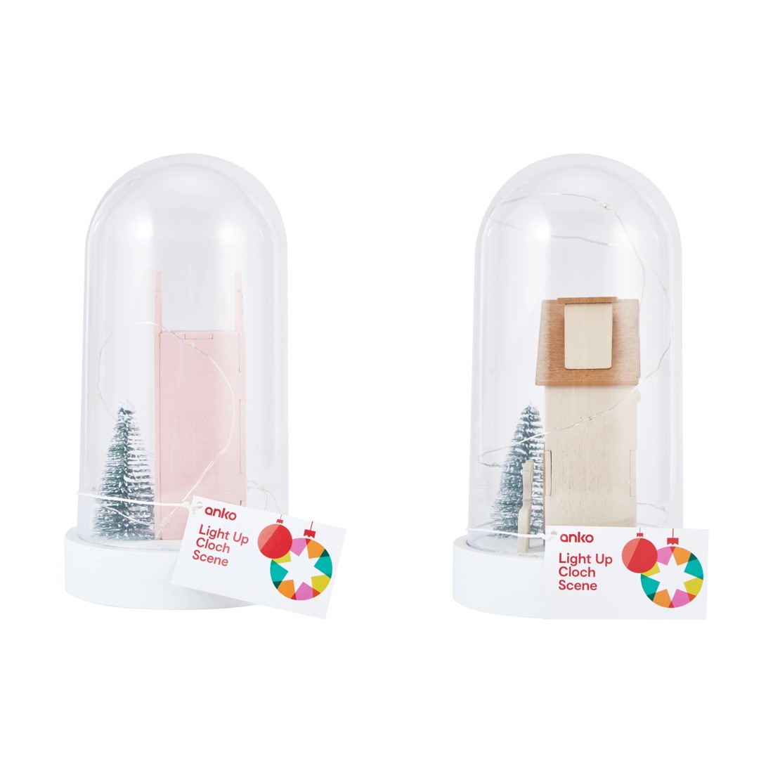 7 Light Up Cloch Scene - Assorted, 7 of 7