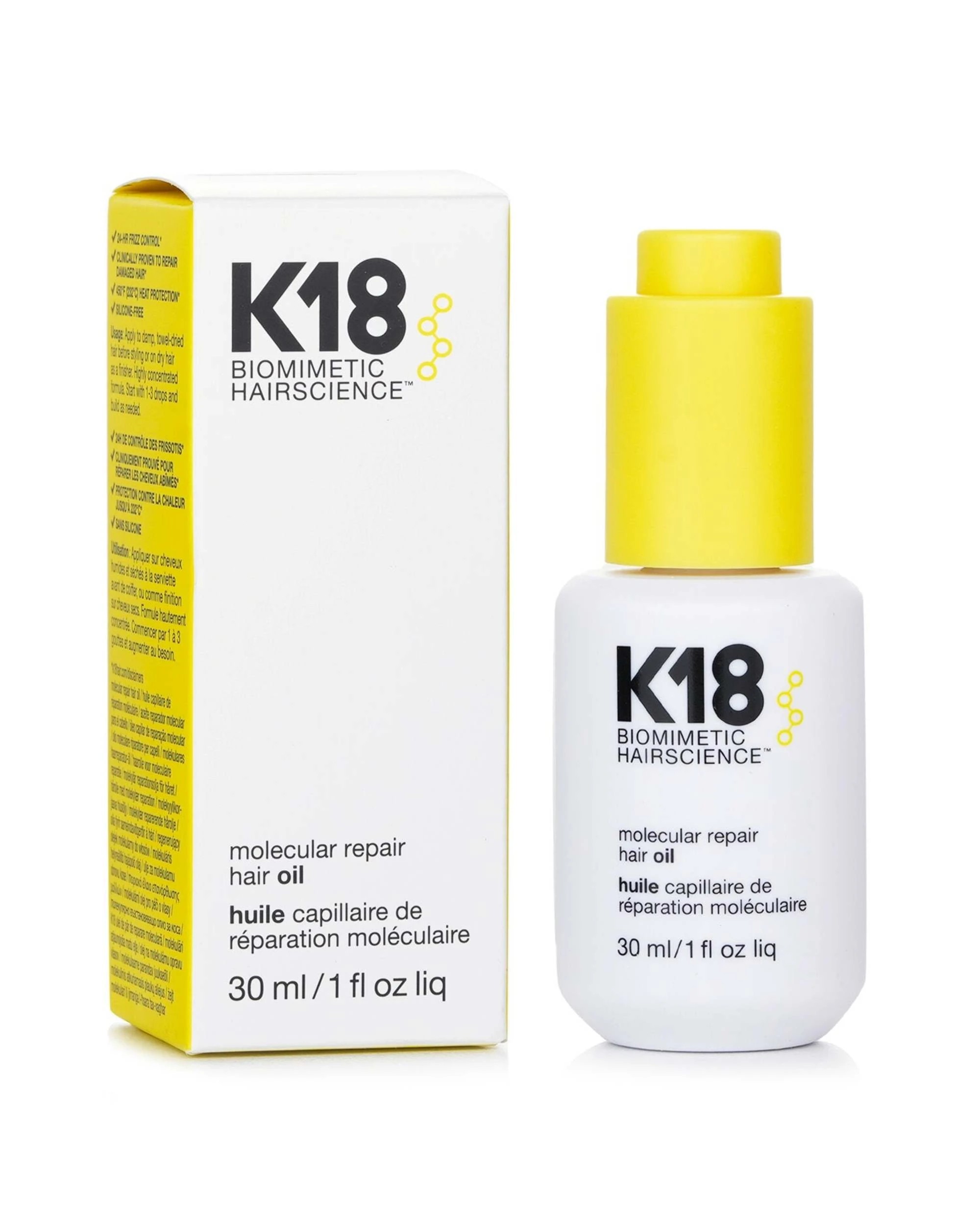 2 K18 Molecular Repair Hair Oil  30ml/1oz, 2 of 3