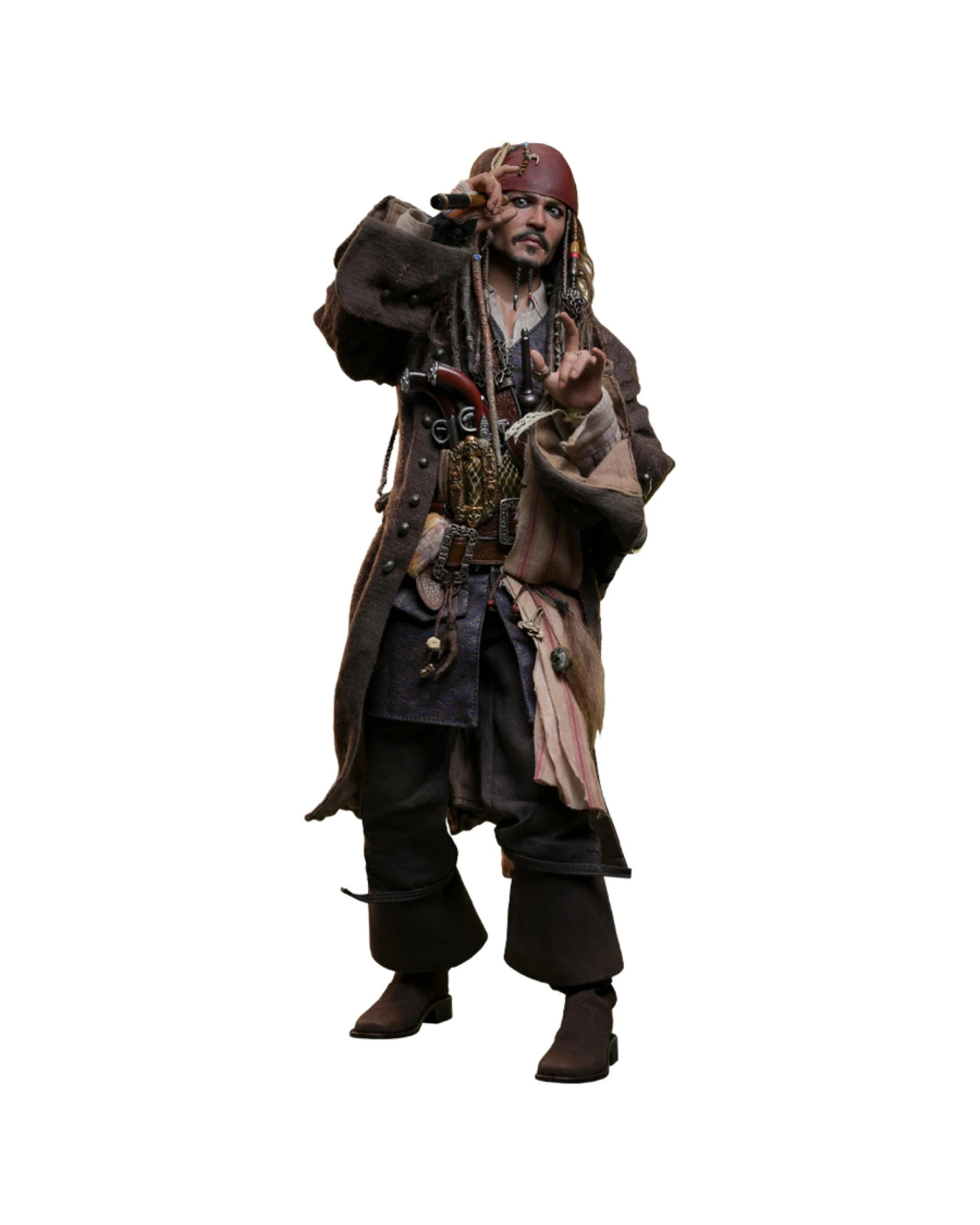 1 Hot Toys Pirates of the Caribbean Dead Men Tell No Tales Jack Sparrow 1:6 Scale Collectible Figure, 1 of 4
