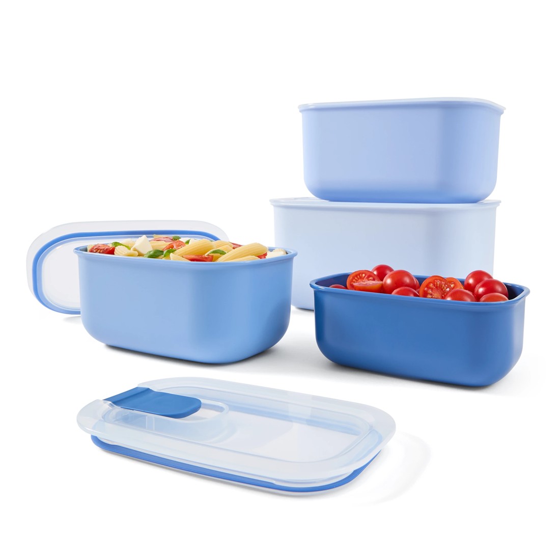 1 4 Piece Rectangle Food Containers, 1 of 10