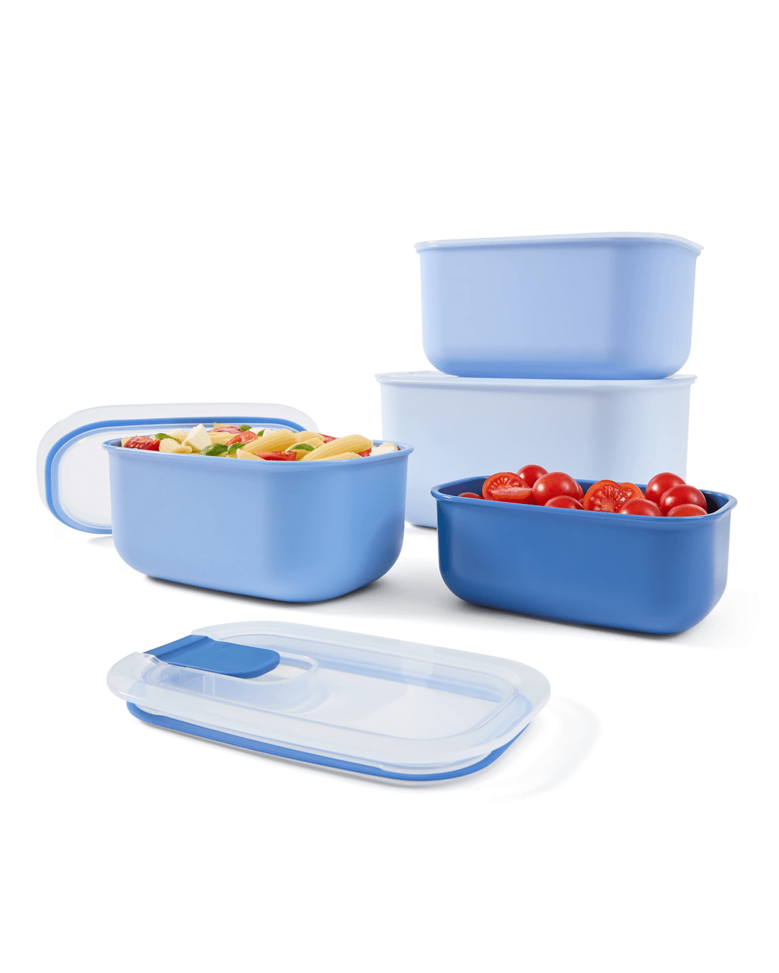 1 4 Piece Rectangle Food Containers, 1 of 10
