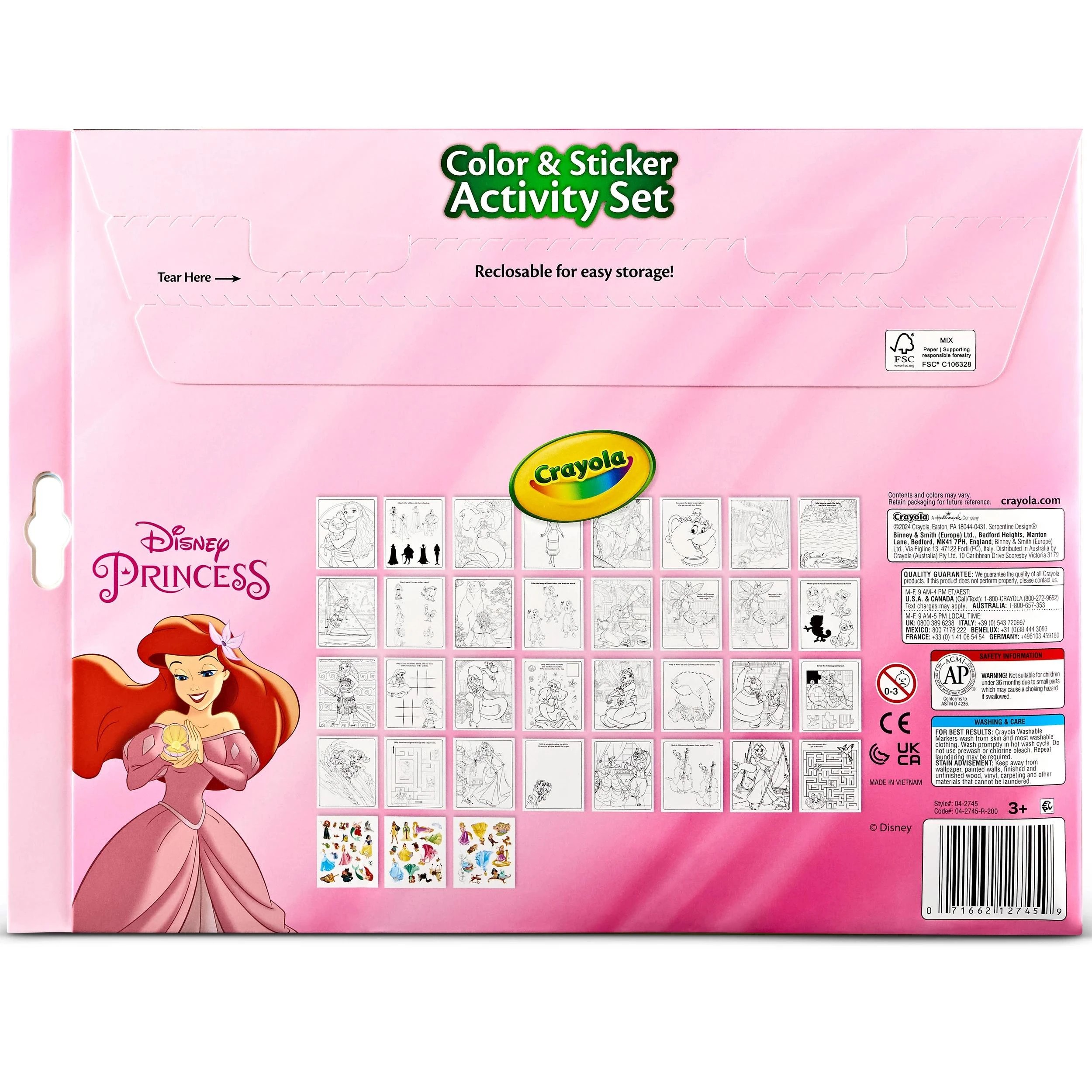 2 Crayola Color And Activity Set Princess - Multi, 2 of 9