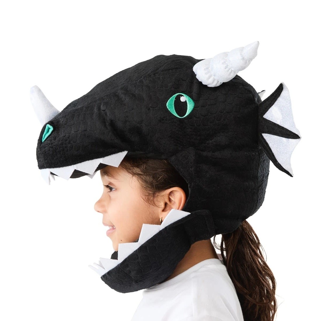 3 Plush Head Mask - Dragon, Ages 4+, 3 of 5