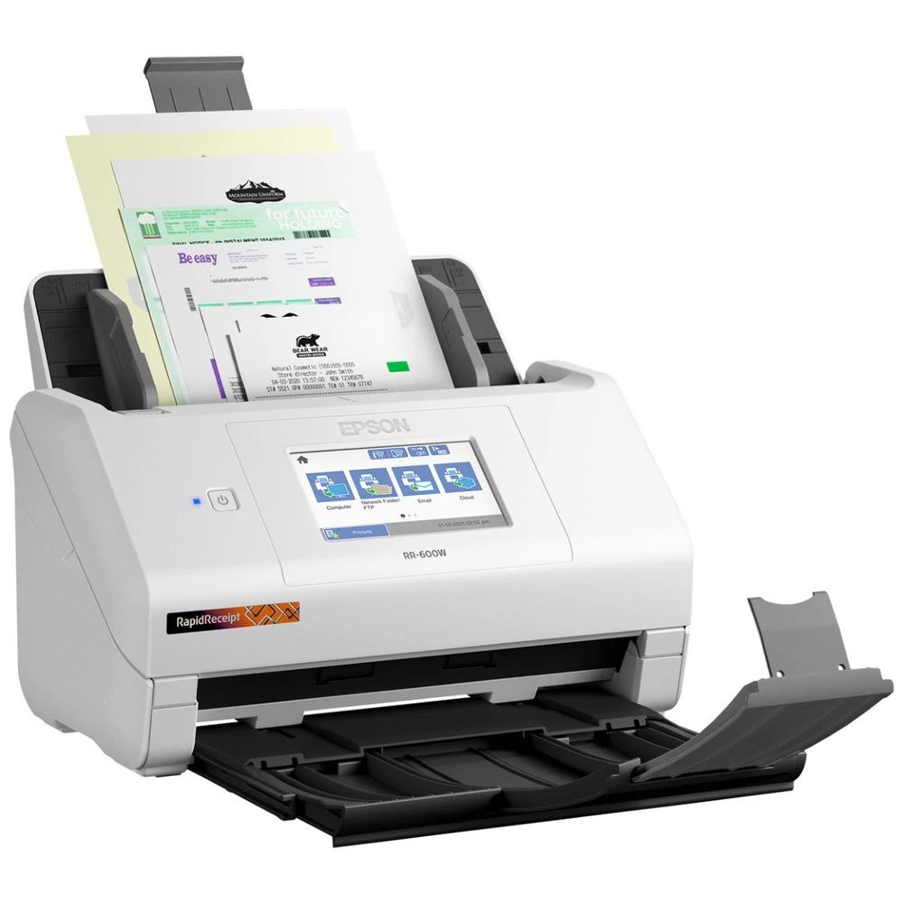 1 Epson RapidReceipt RR-600W Desktop Scanner, 1 of 6