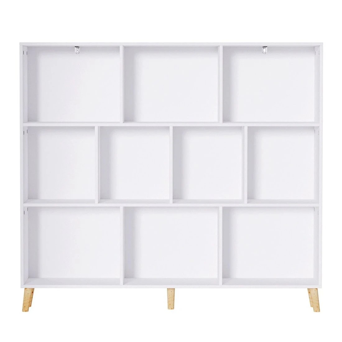 5 Artiss Bookshelf 3 Tiers 10 Cubes - White, 5 of 8