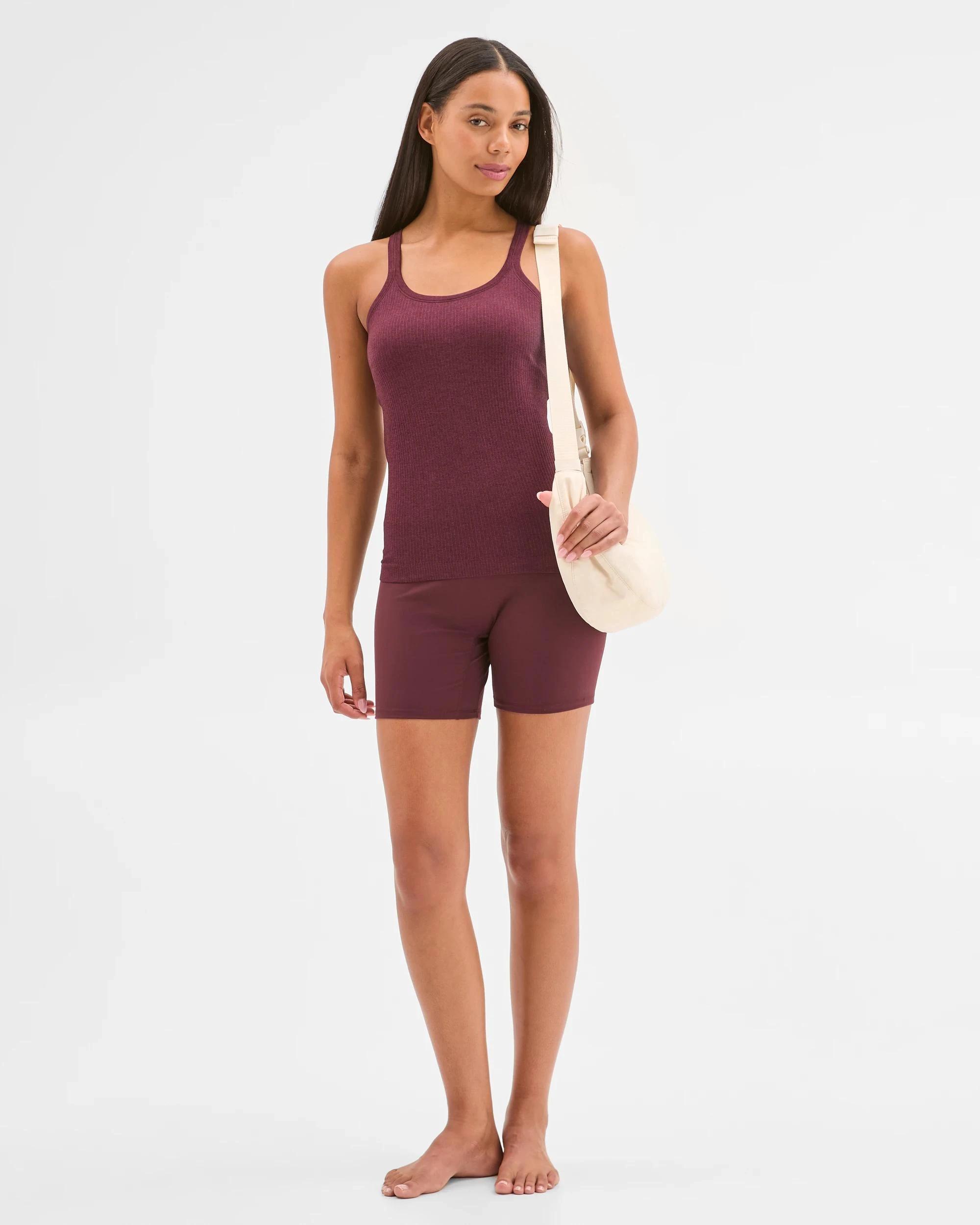 2 Target Studio Soft Yoga Bike Shorts WINETASTING, 2 of 8