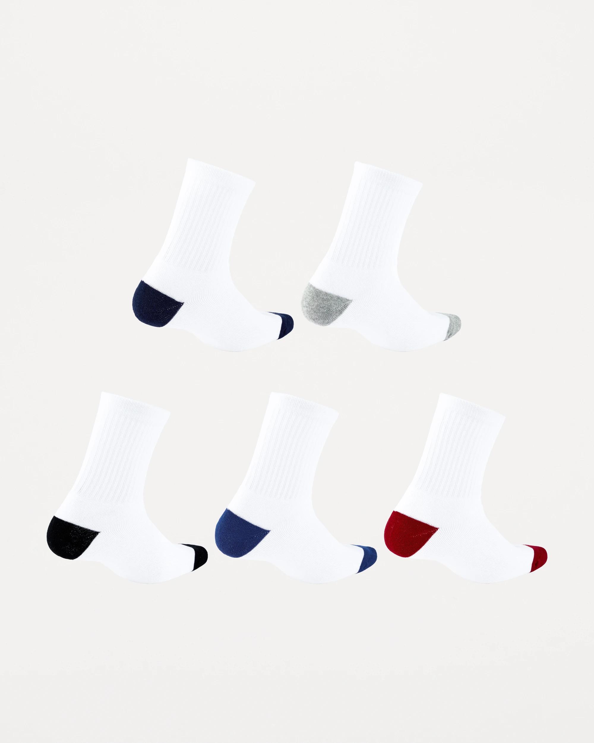 2 5 Pack Crew Sport Socks Classic, 2 of 3