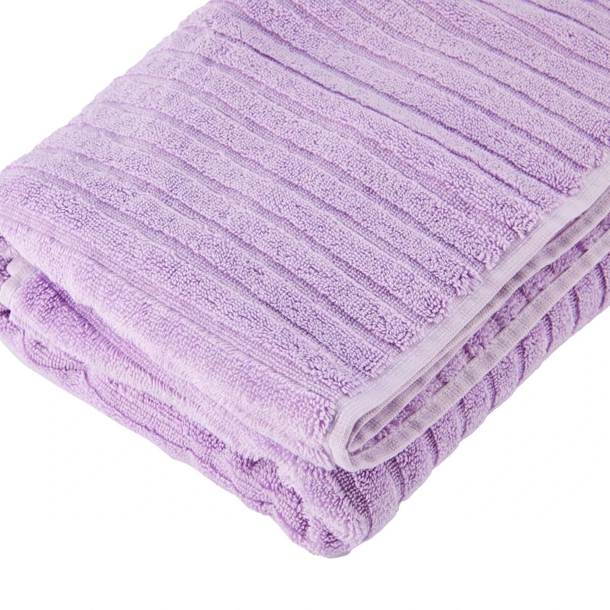4 Cotton Bath Towel - Lilac, 4 of 5