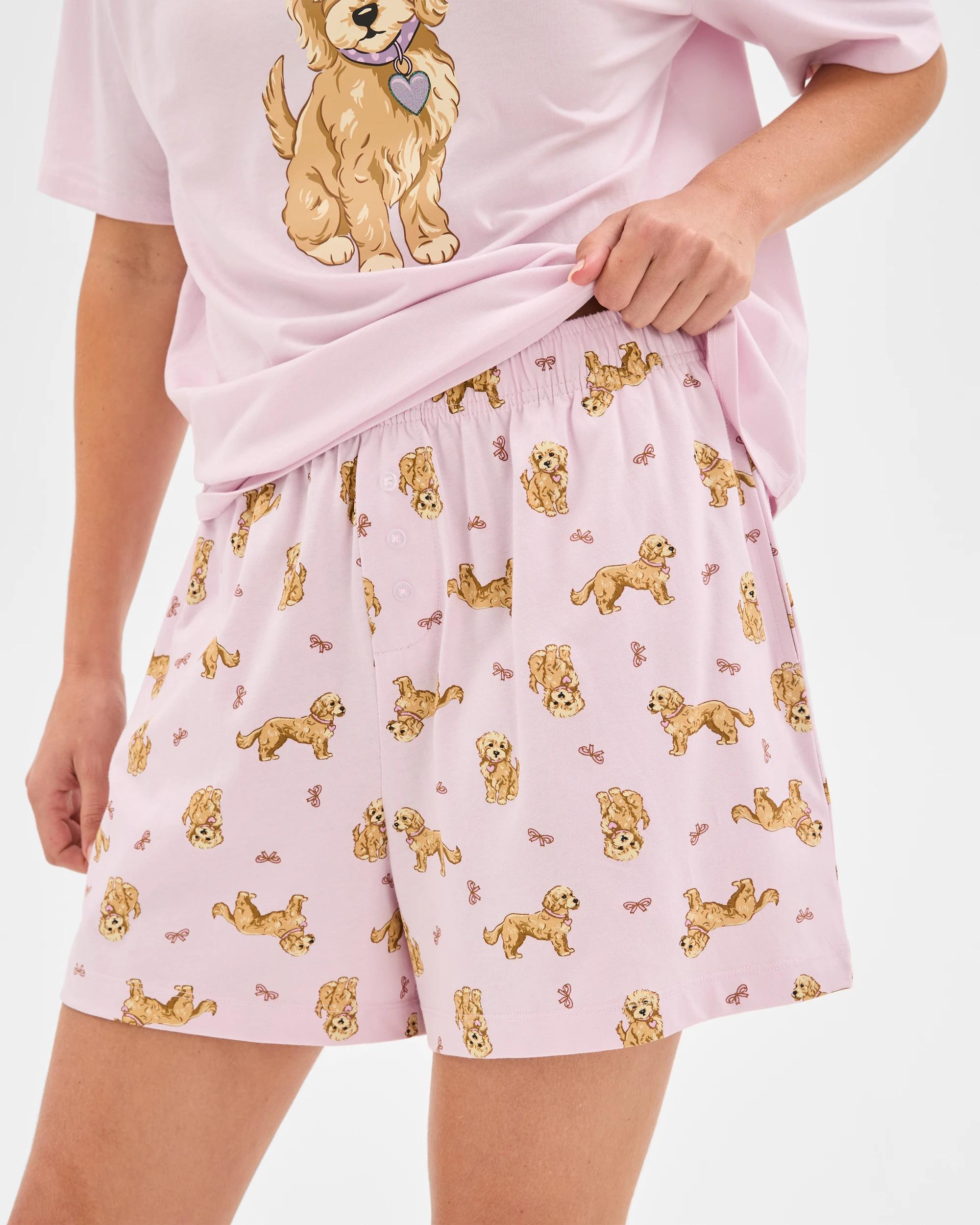 4 Target Woman Australian Cotton Jersey Boxer Sleep Shorts COCKAPOO, 4 of 6