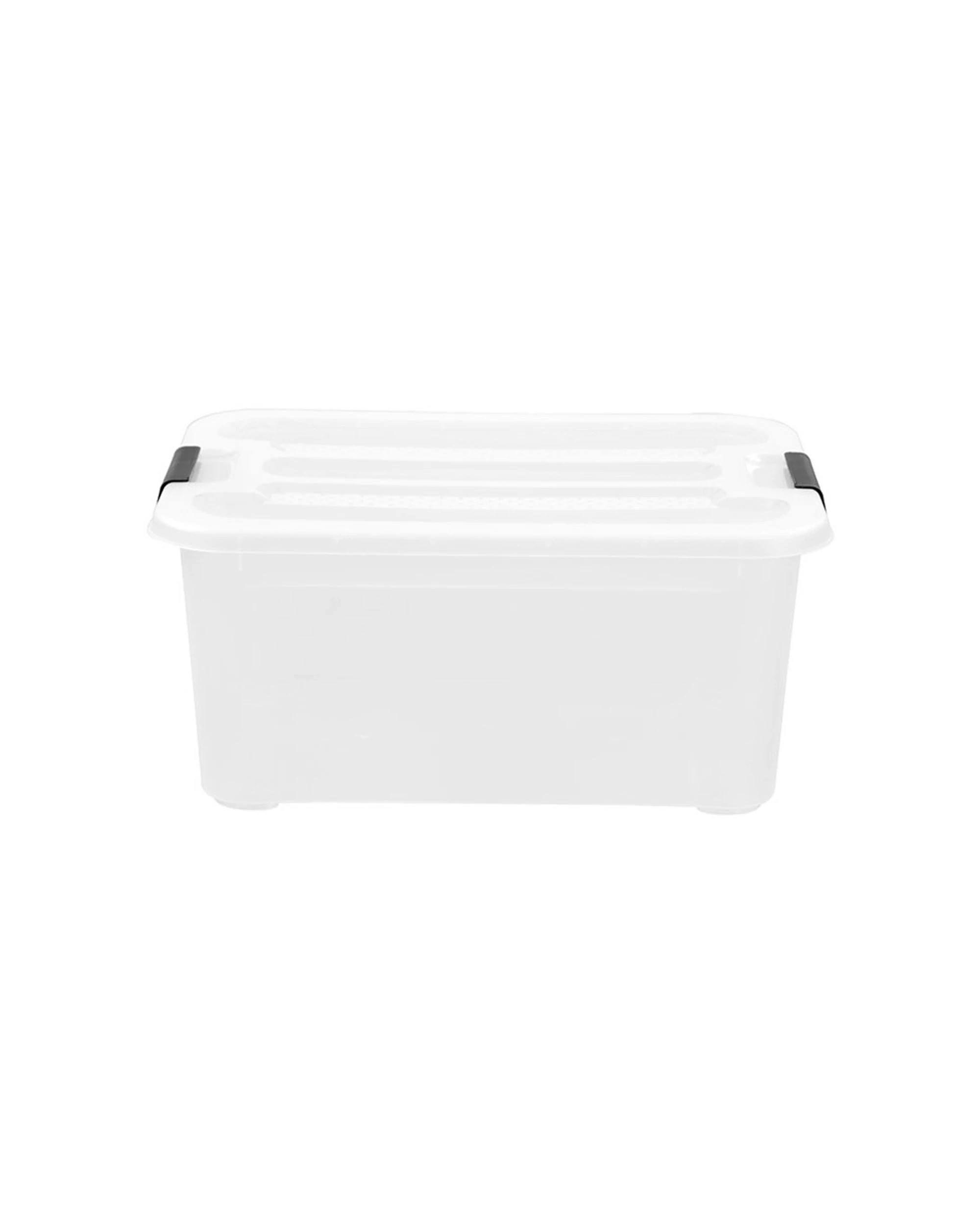 5 Boxsweden Stow Storage Organisation Container Capacity Stackable Design 15L - Clear, 5 of 7