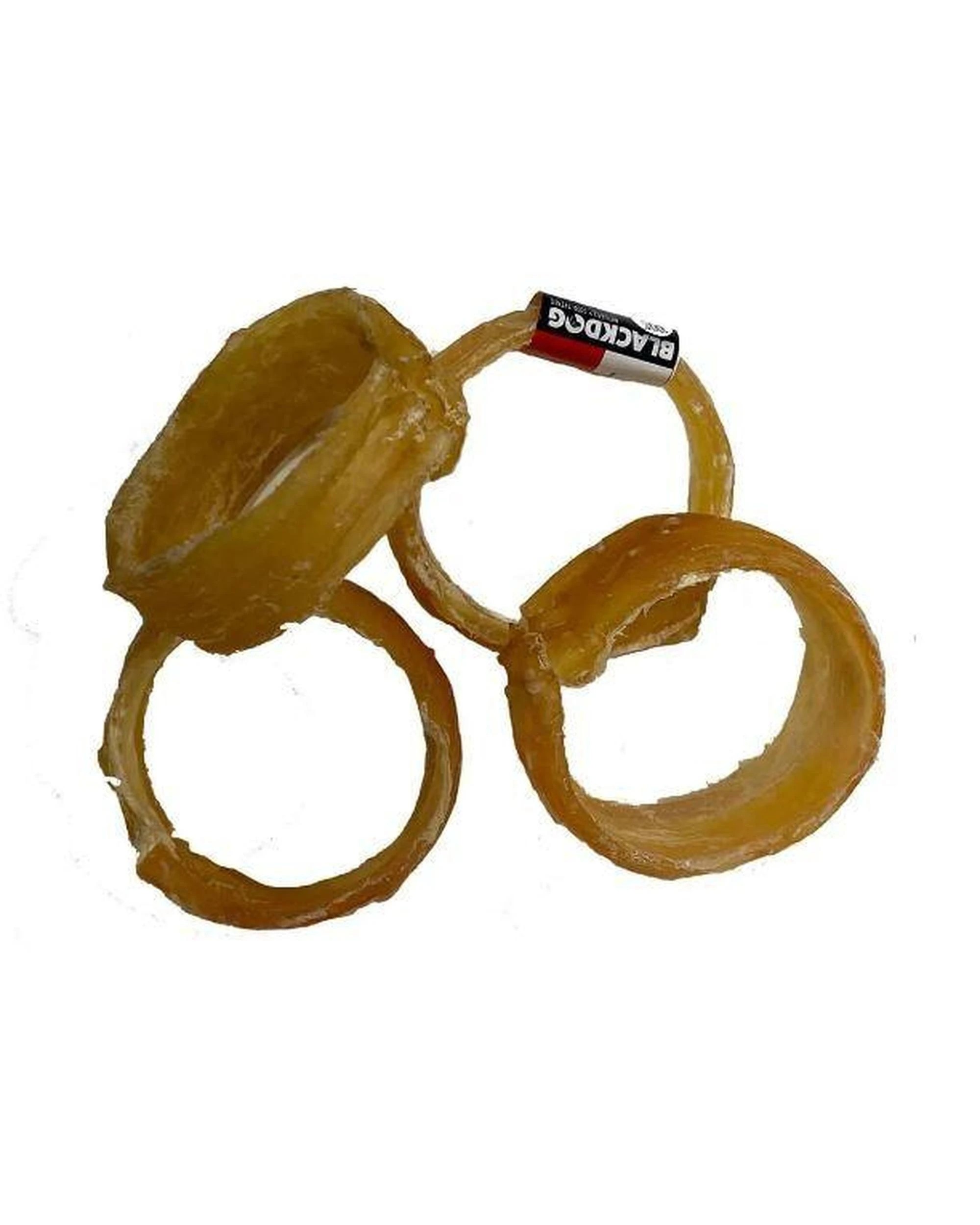 1 Blackdog Beef Tendon Ring Boredom Buster Pet Dog Treats 1 Piece, 1 of 1
