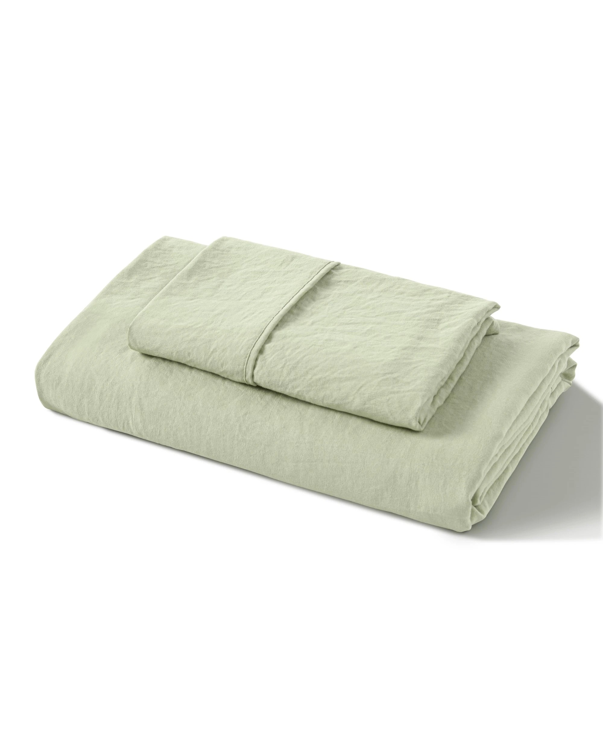 8 Dreamaker Superfine Washed Microfibre Combo Fitted Sheet Set - King Single Bed - Sage Green, 8 of 8