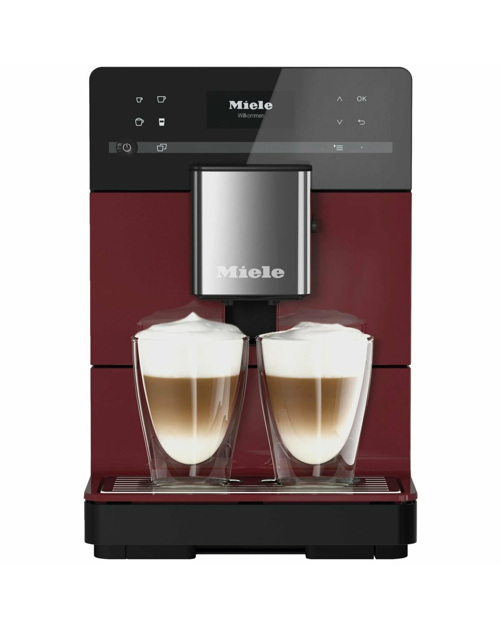 1 Miele Silence Benchtop Automatic Coffee Machine Red, 1 of 3