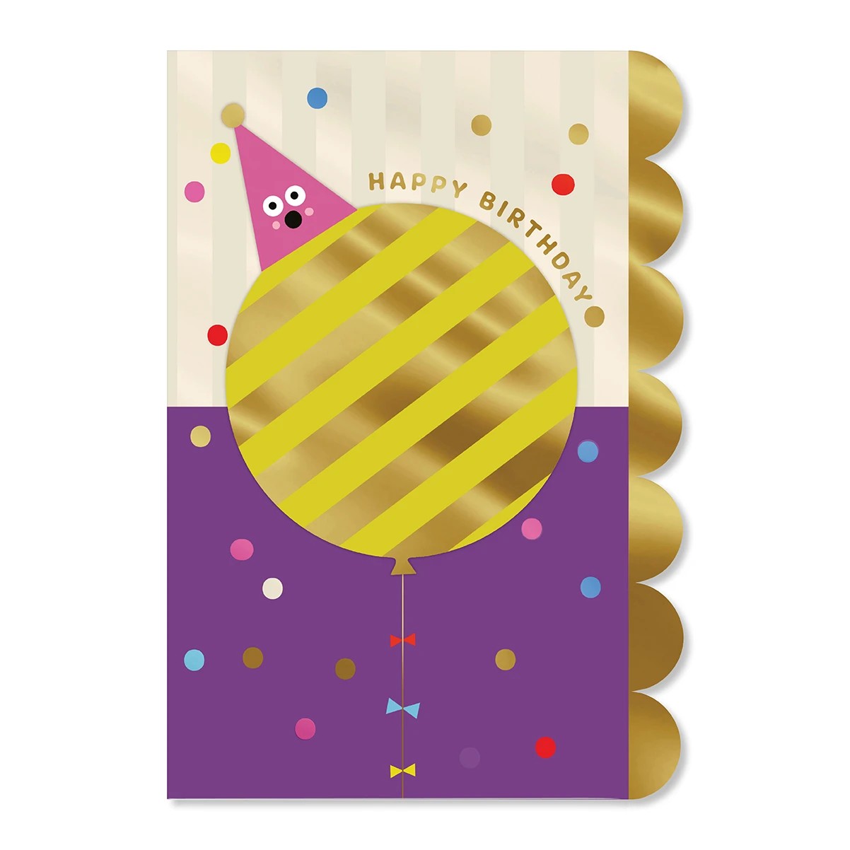 3 Hallmark Birthday Card - Stripe Balloon, 3 of 3