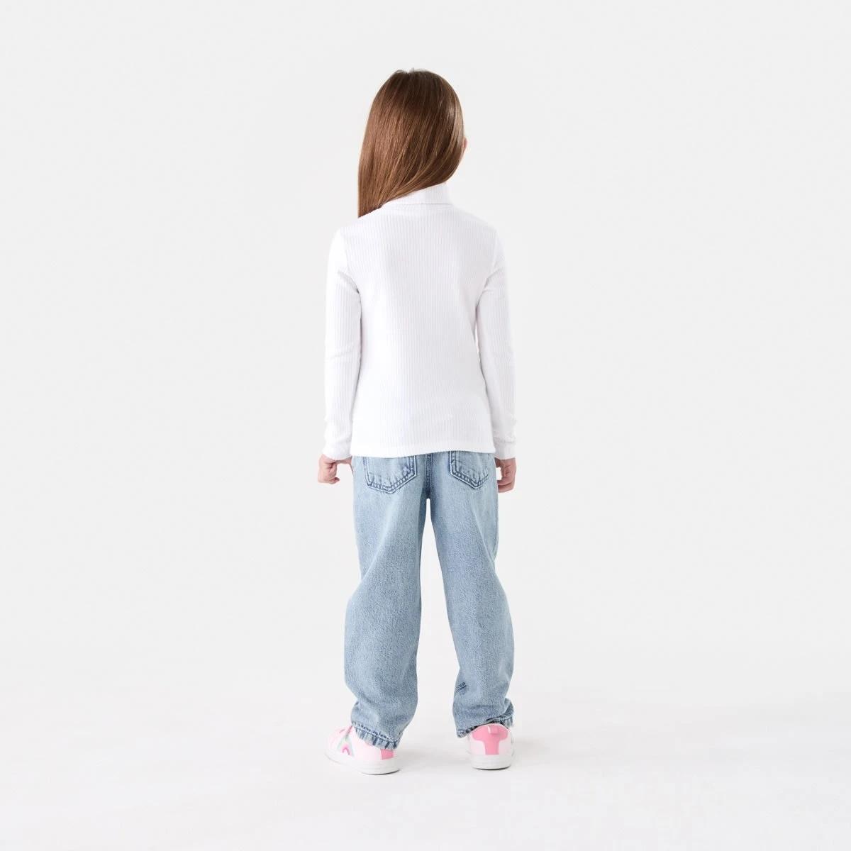 6 Long Sleeve Skivvy Top White, 6 of 6