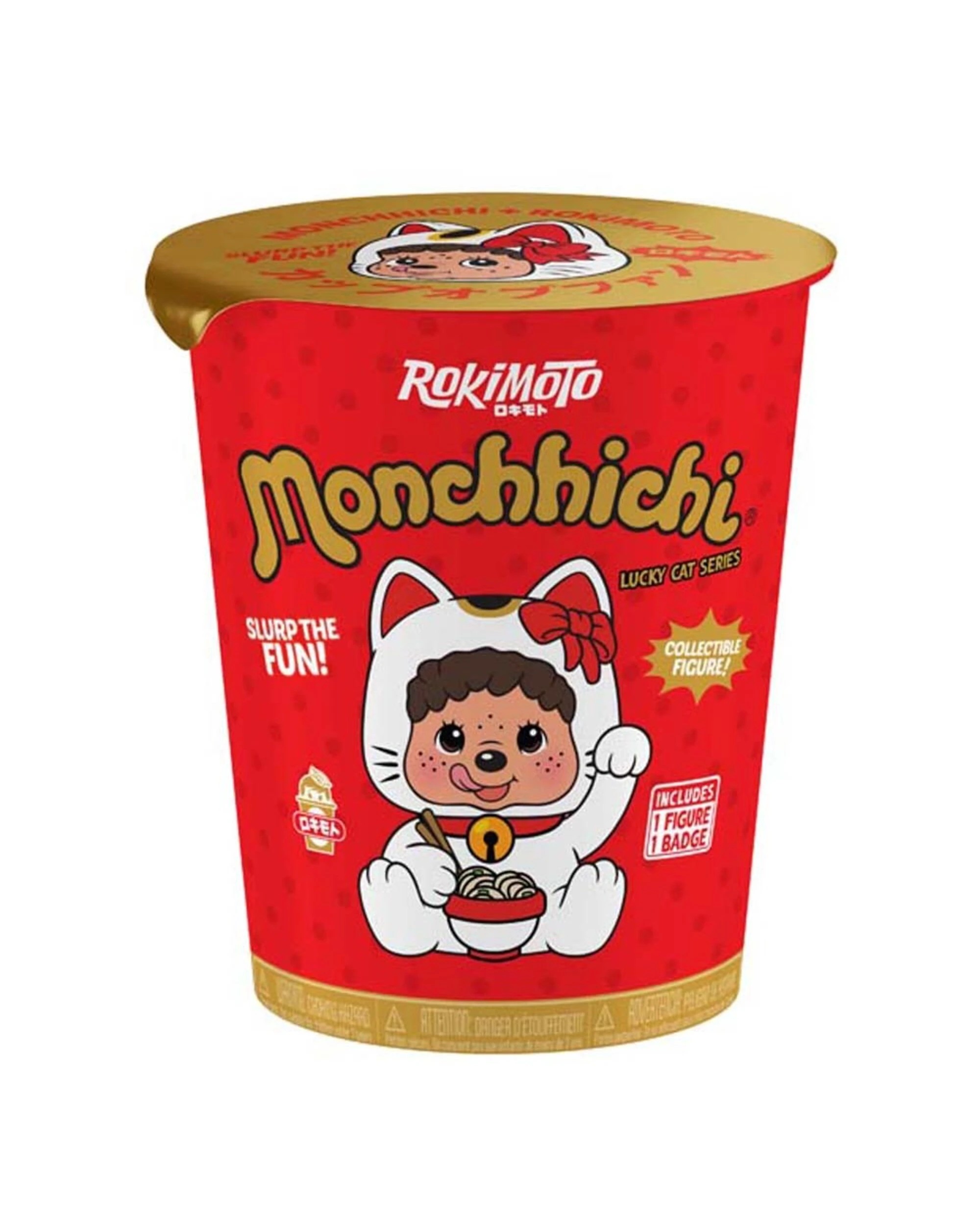 1 Rokimoto Cup of Fun Lucky Cat Series Blind Box Figure (Single Box), 1 of 5
