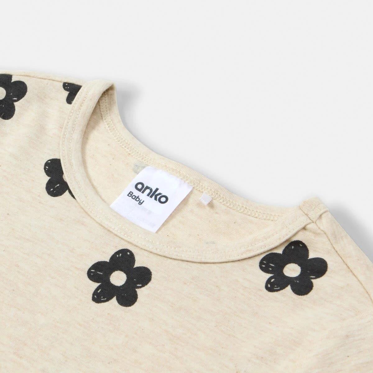 6 3 Pack Bodysuits Bge Floral, 6 of 8