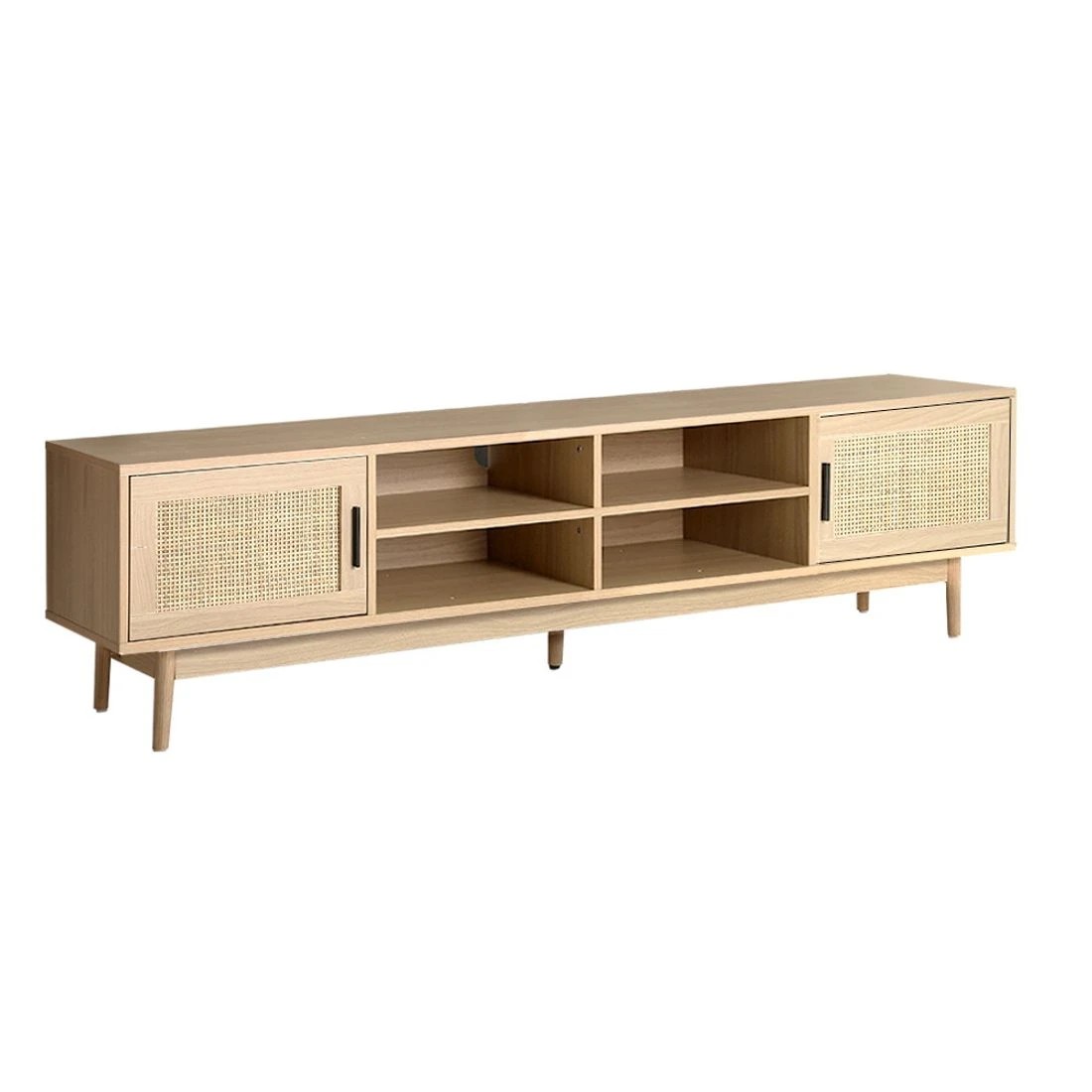 1 Artiss TV Cabinet Entertainment Unit 180cm
 - brown, 1 of 8