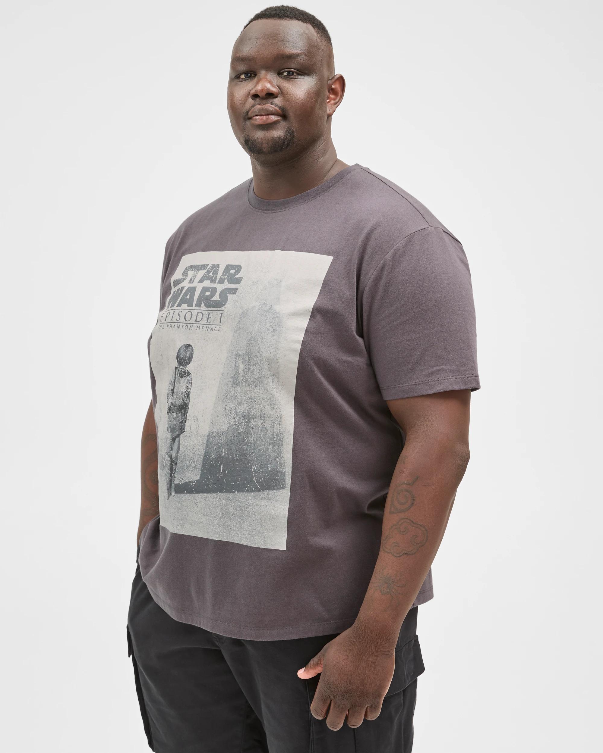 4 Disney Star Wars Plus Size Australian Cotton T-Shirt BLACK, 4 of 6