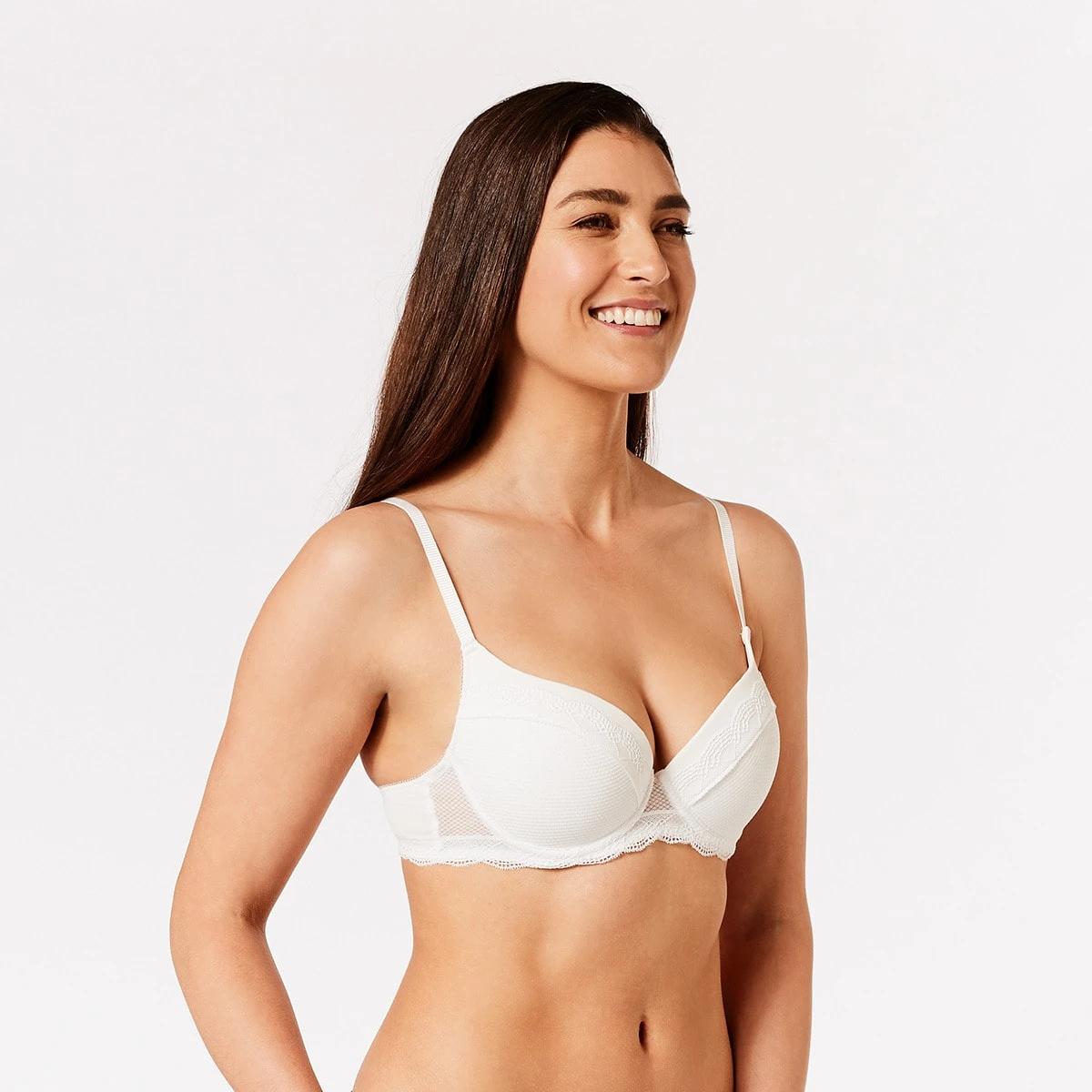 2 Double Push-Up Lace Bra OFF WHITE, 2 of 4