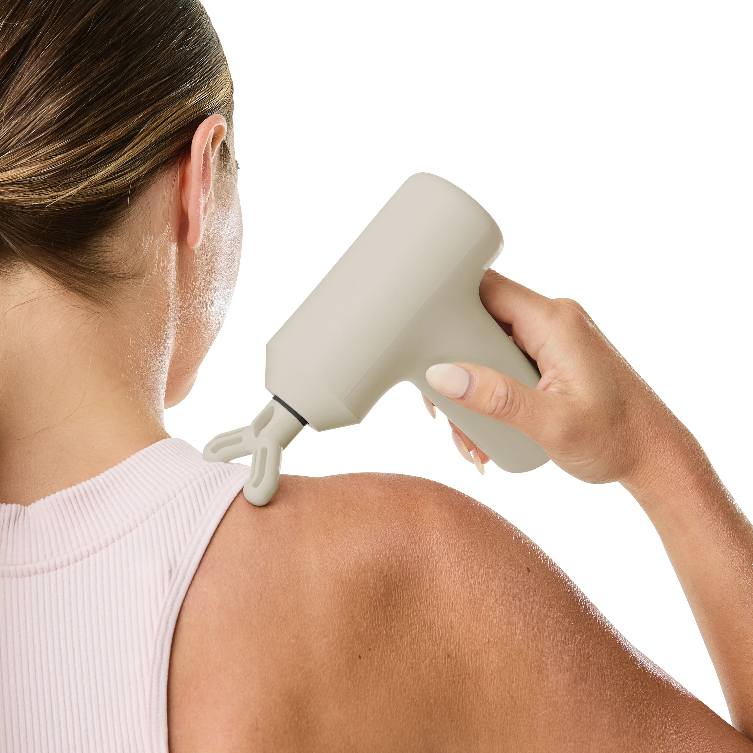 2 Mini Massage Gun - White, 2 of 8