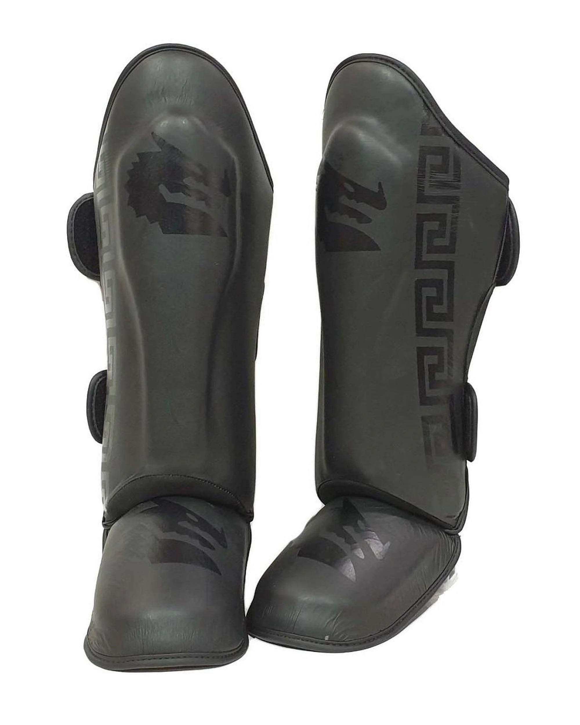 2 Morgan B2 Bomber Leather Sparring Shin & Instep Large, 2 of 3