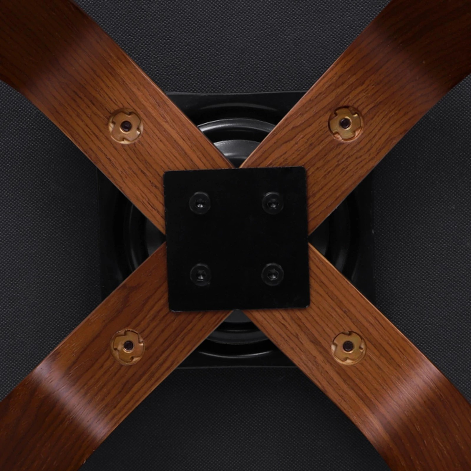 8 Alfordson 2x Swivel Bar Stools Eden Kitchen Wooden Dining Chair - Black, 8 of 10