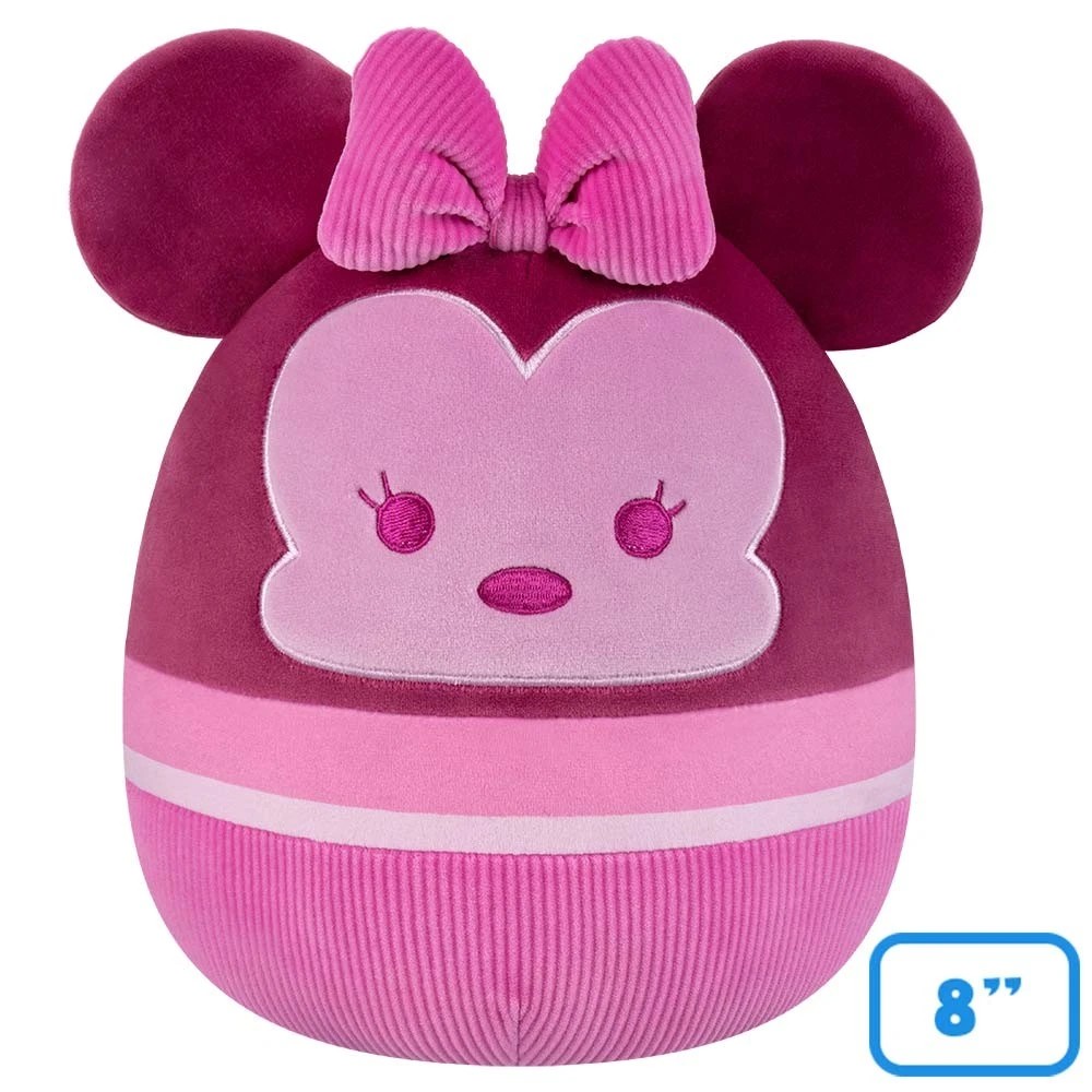 1 Disney - Minnie Mouse Monochrome 8" Squishmallow Plush - Multi, 1 of 4