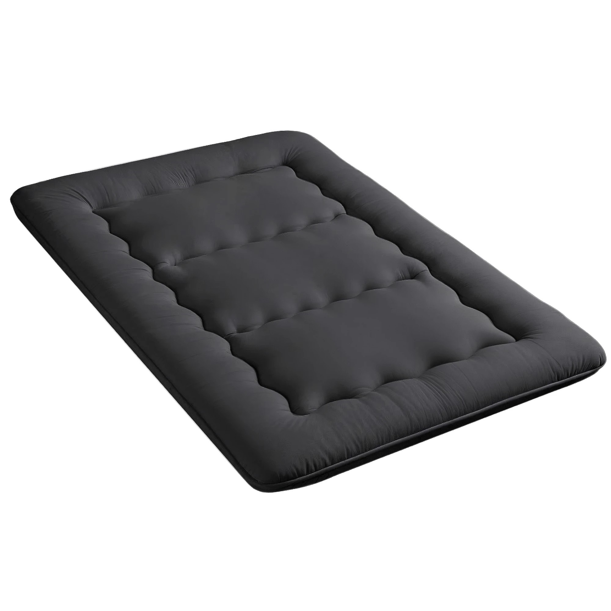 1 Giselle Bedding 10cm Japanese Floor Mattress Foldable Futon Mattress Washable - Black, 1 of 1