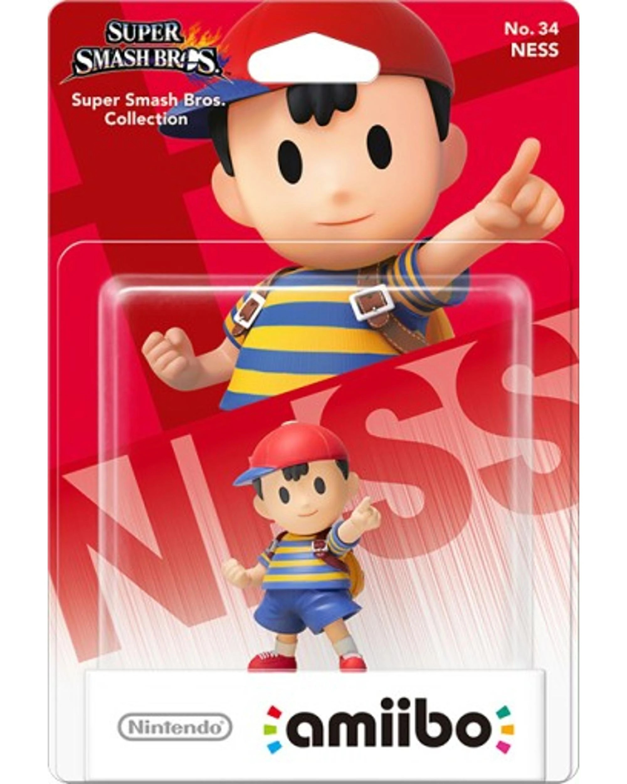 1 Nintendo Ness amiibo #034 - Super Smash Bros., 1 of 2