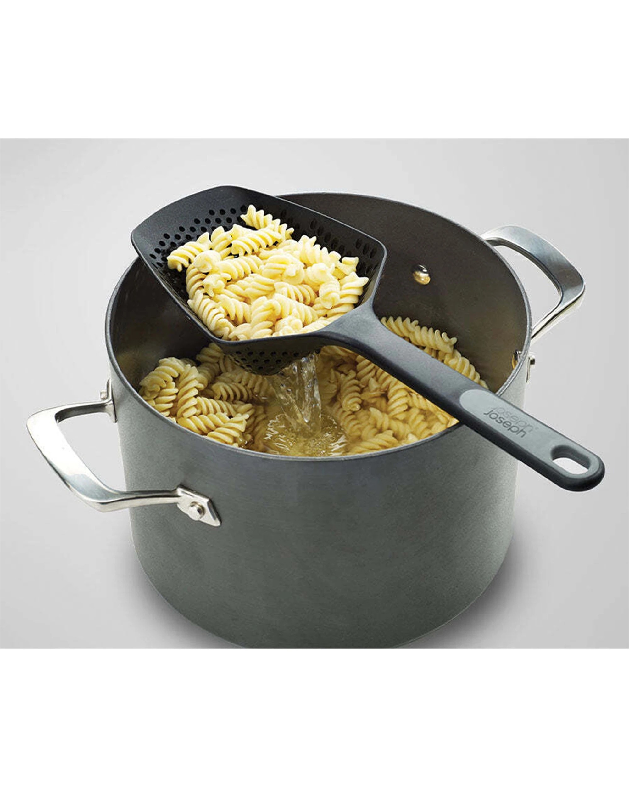 2 Joseph Joseph Scoop Plus Large Colander Nylon Silicone Handle Heat-Resist - Black, 2 of 4