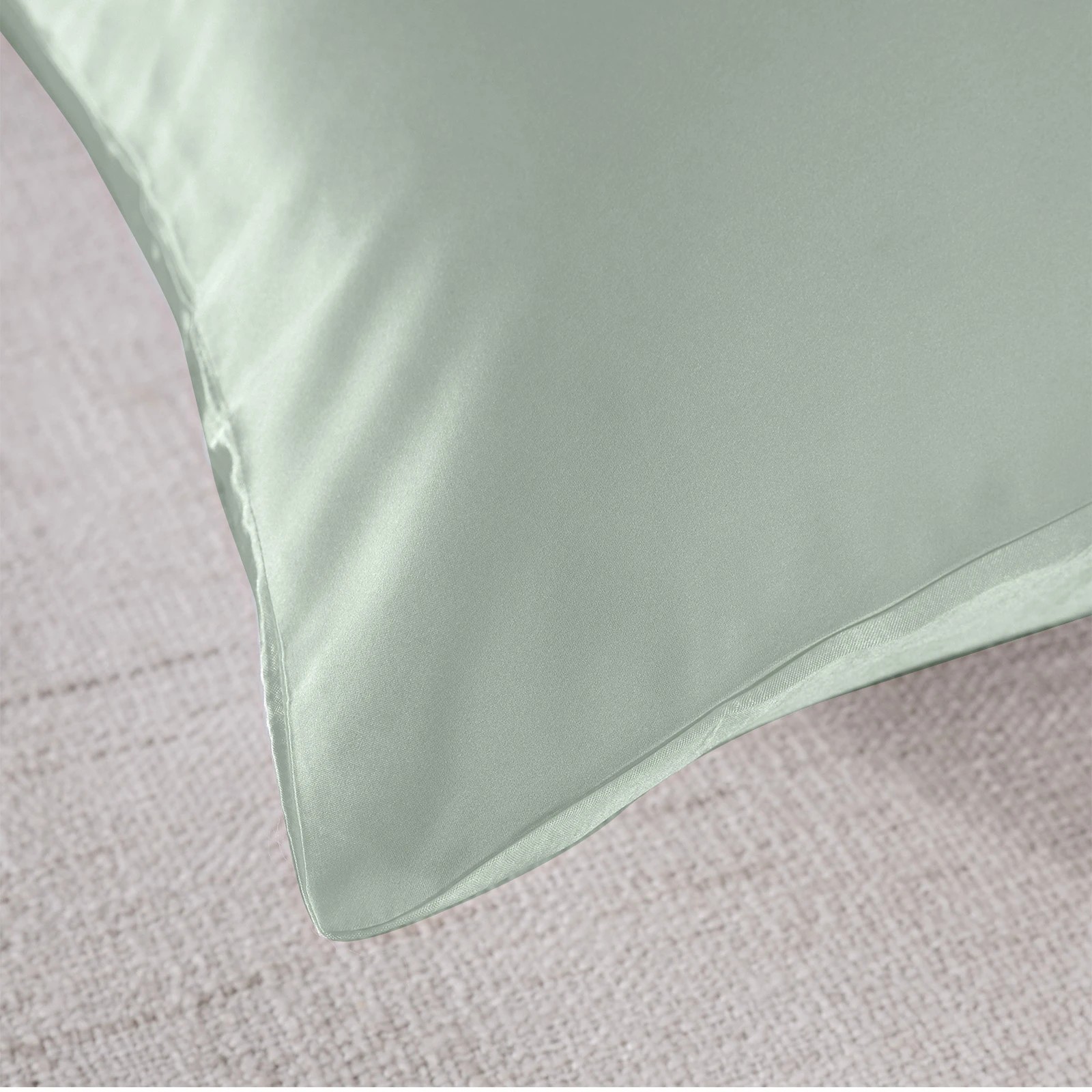 5 Royal Comfort Mulberry Silk Hypoallergenic Pillowcase Twin Pack - Green, 5 of 10